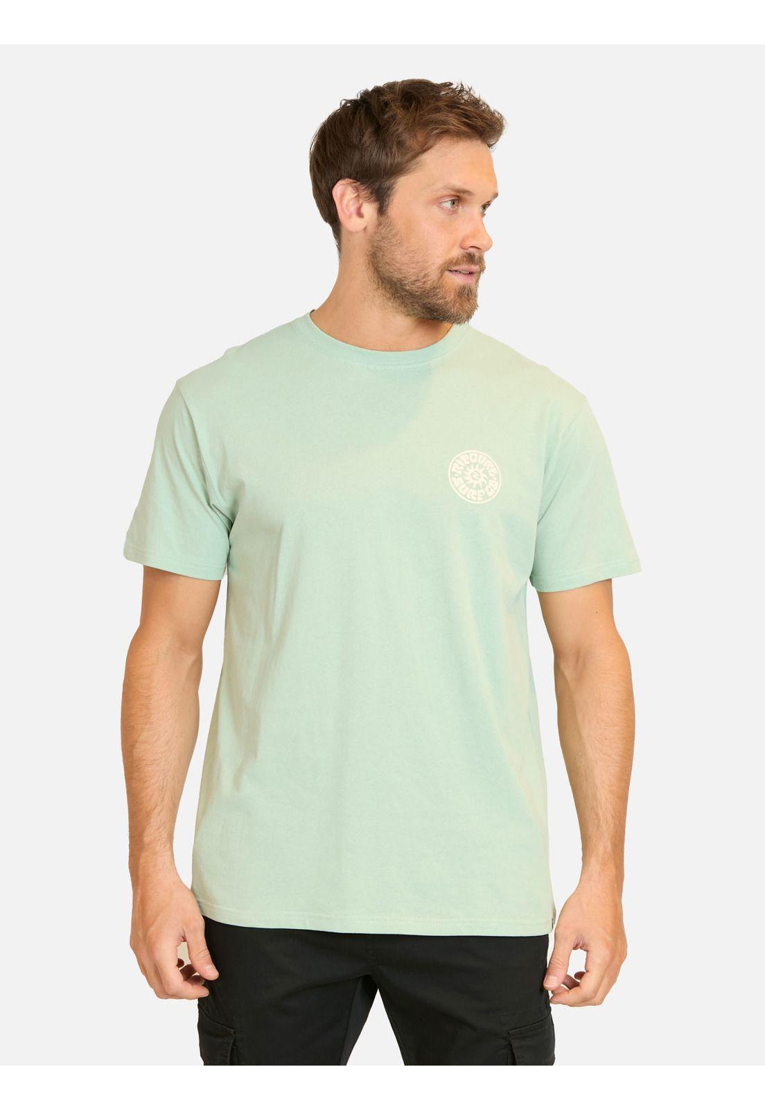 Polera MC Pacific Rinse Verde Hombre Rip Curl-0