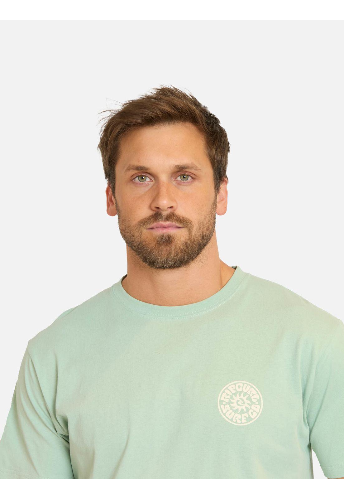 Polera MC Pacific Rinse Verde Hombre Rip Curl-2
