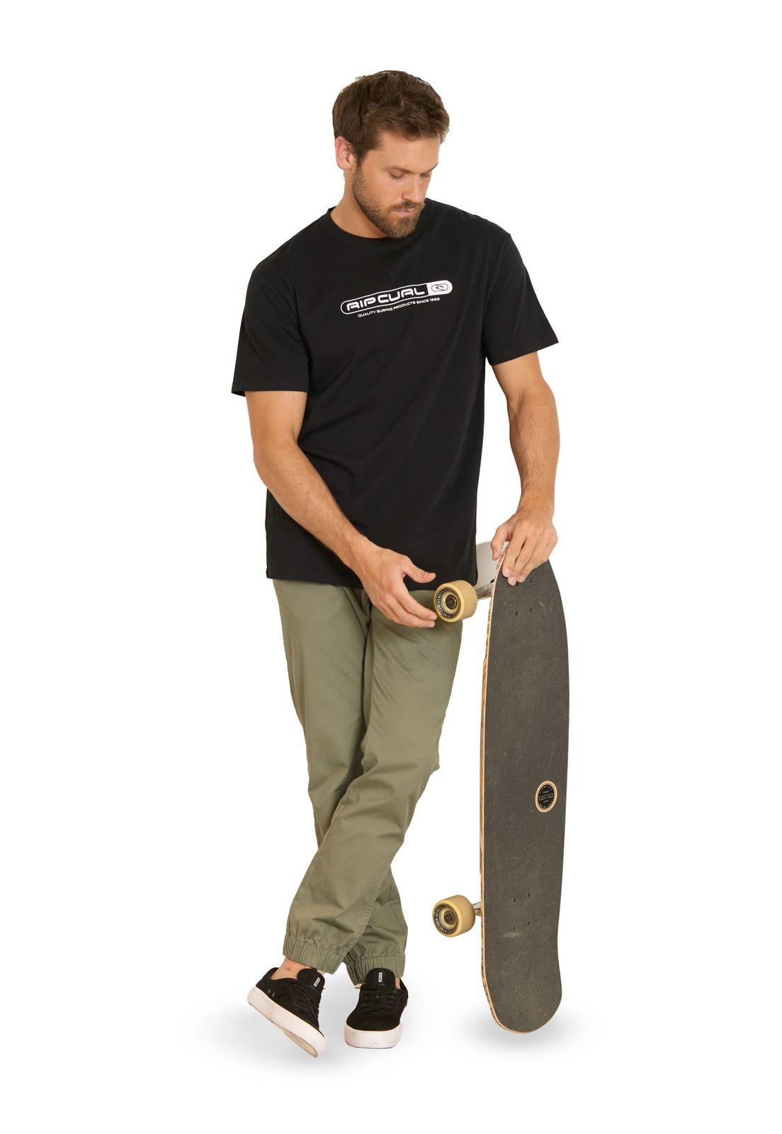 Polera MC Test Tube Negro Hombre Rip Curl-3