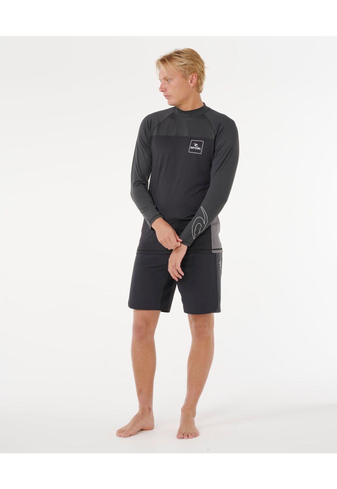 Polera UVP Sunsetra Negro Hombre Rip Curl-3