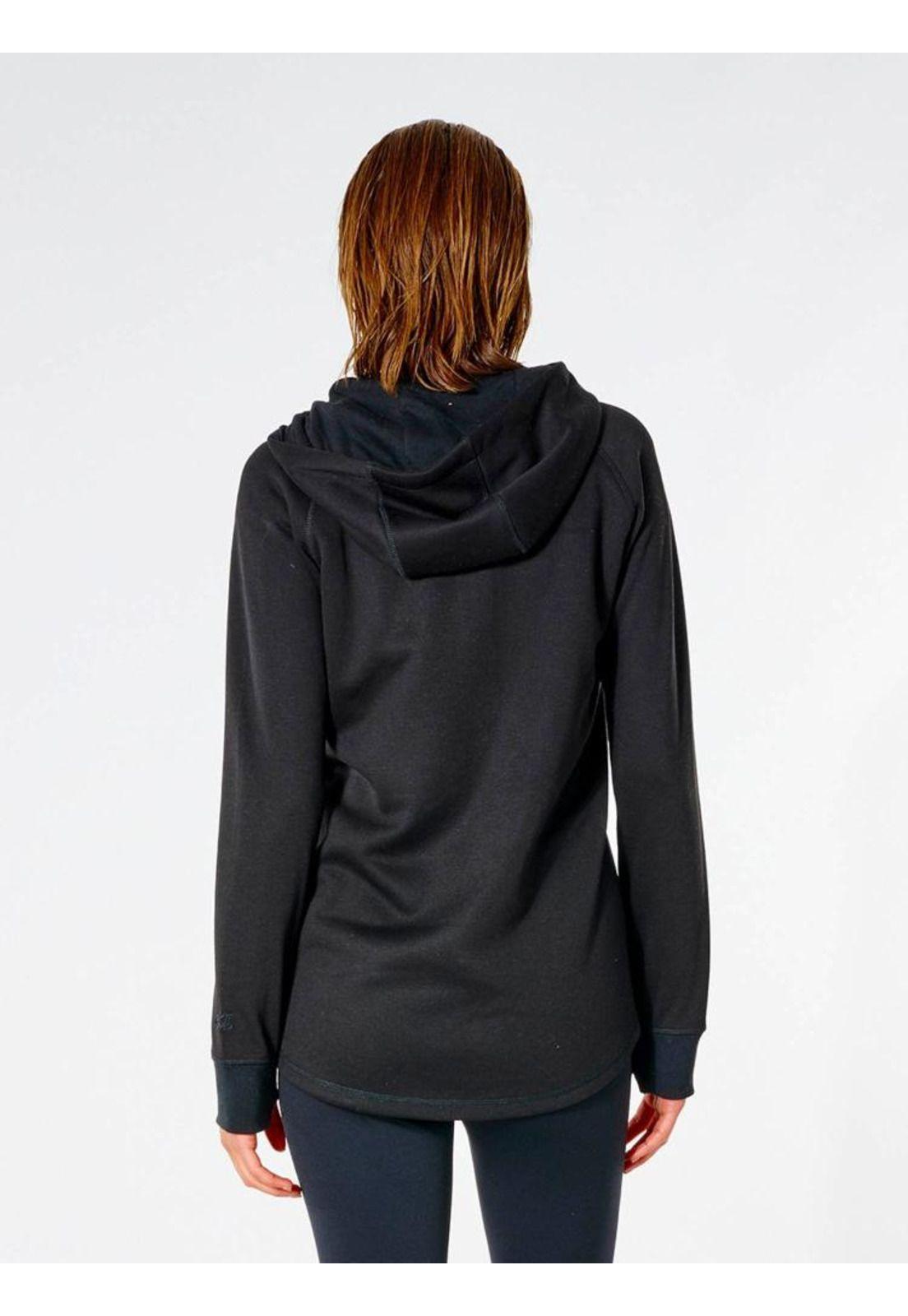 Poleron ANTI-SERIES SOFT TECH FLEECE Mujer Negro Rip Curl-1