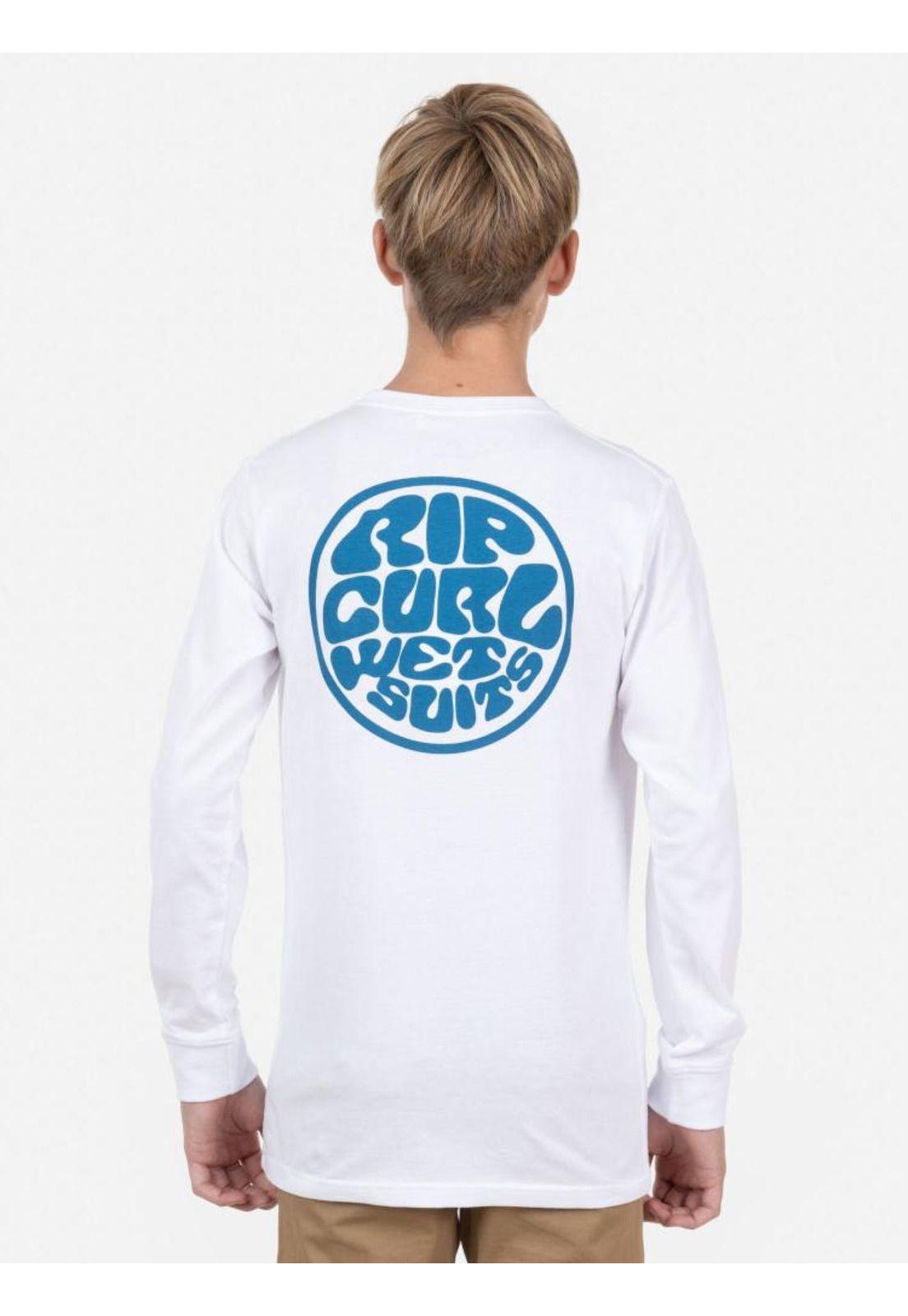 Polera WETSUIT LS TEE Juvenil Blanco Rip Curl-1