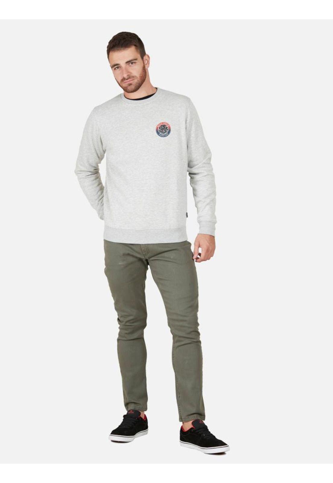 Poleron CR Cracked Circule Hombre Gris Rip Curl-3