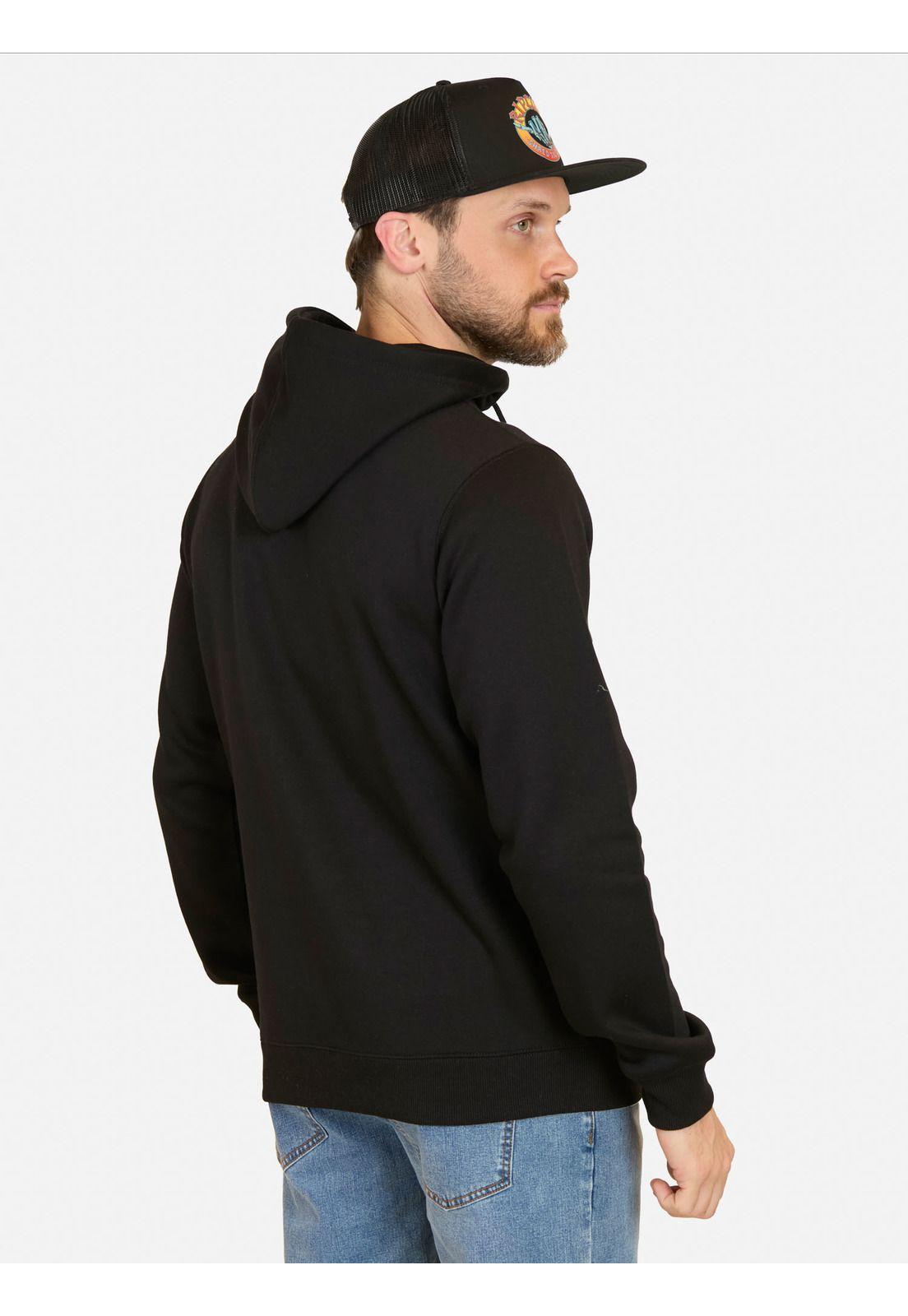 Poleron Canguro Rip Curl Scrip Hoodie Negro Hombre Rip Curl-1