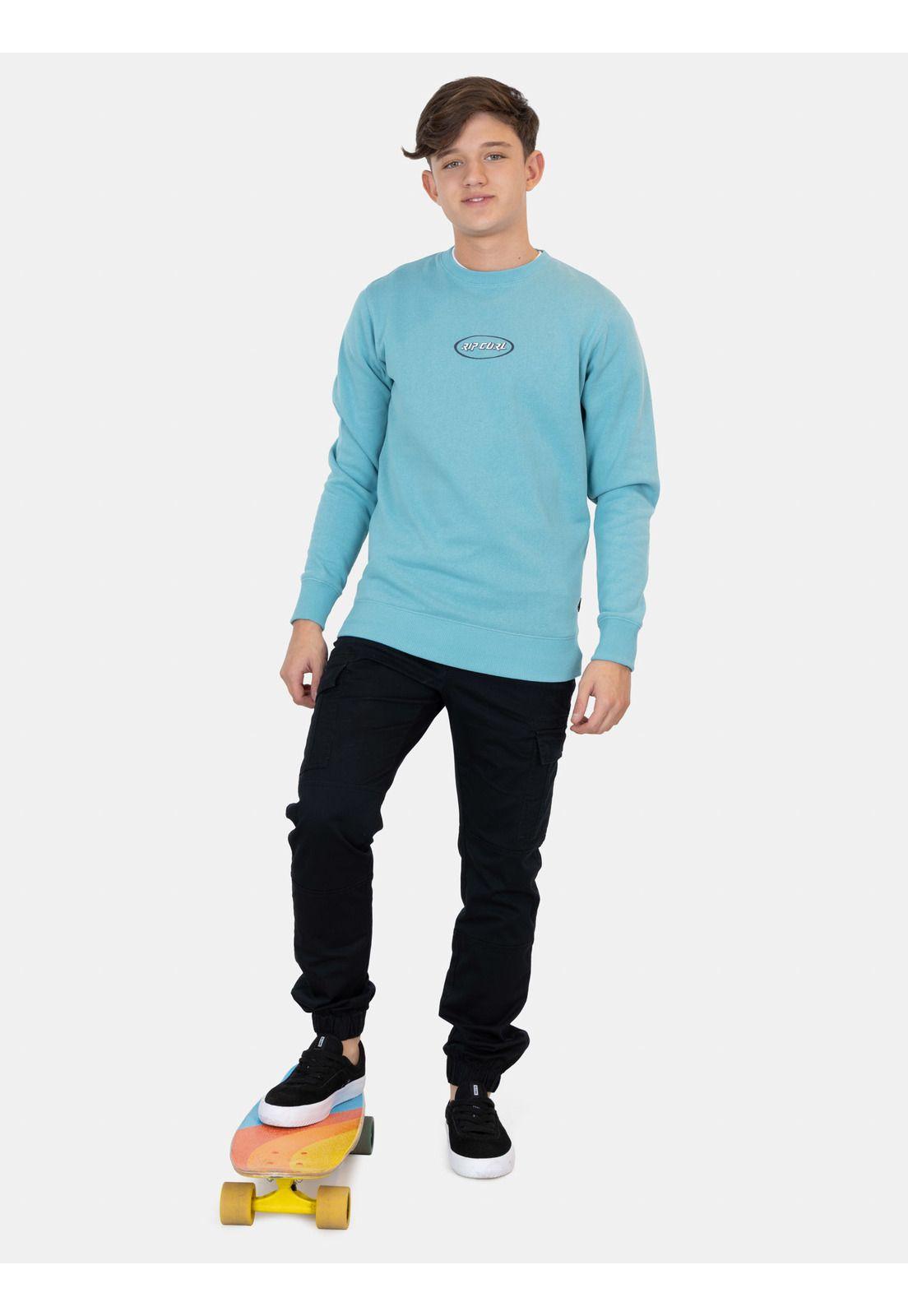 Poleron CR Dive Celeste Infantil Rip Curl-3