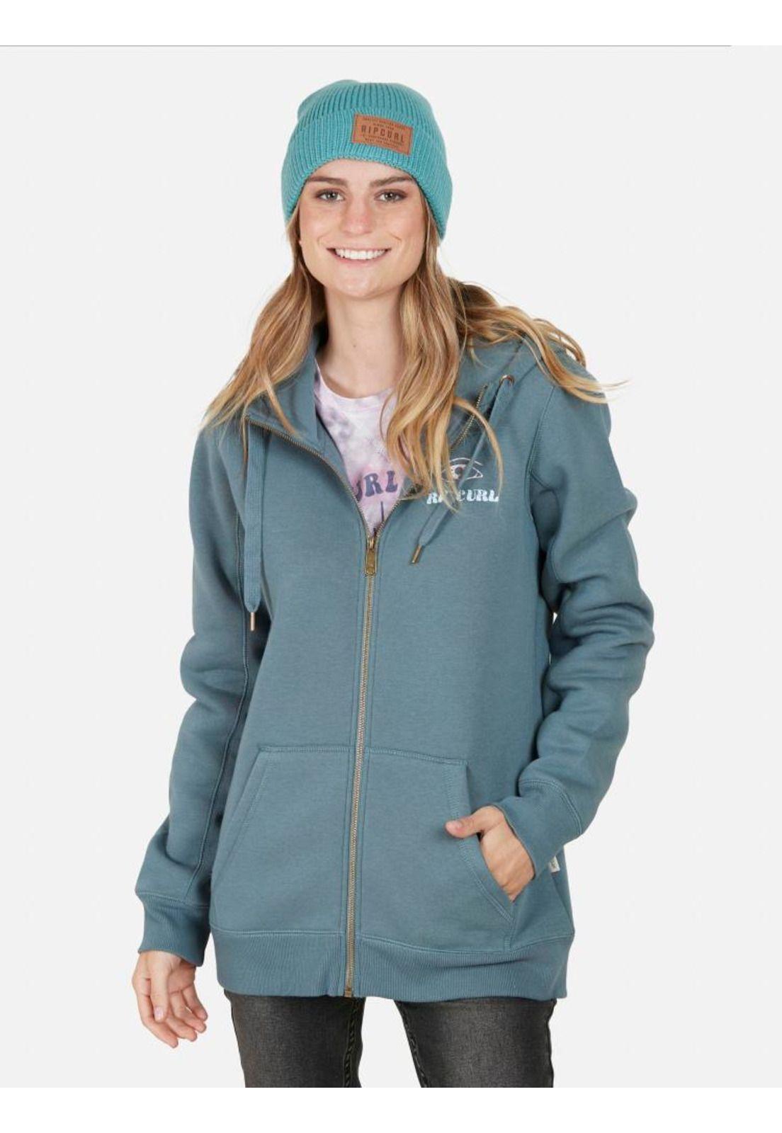 Poleron Mujer Let the Mind Flower Azul Rip Curl-0