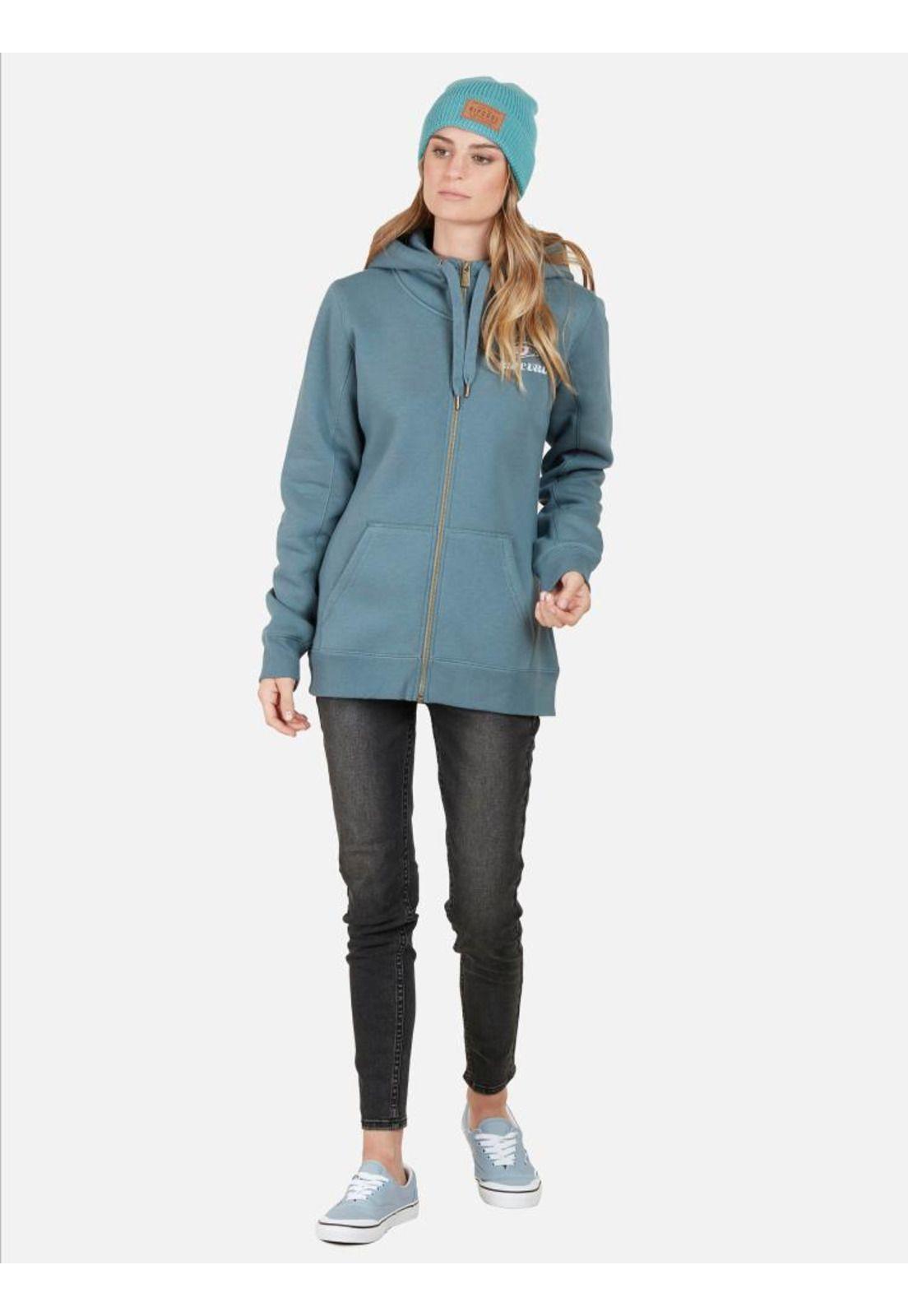 Poleron Mujer Let the Mind Flower Azul Rip Curl-3