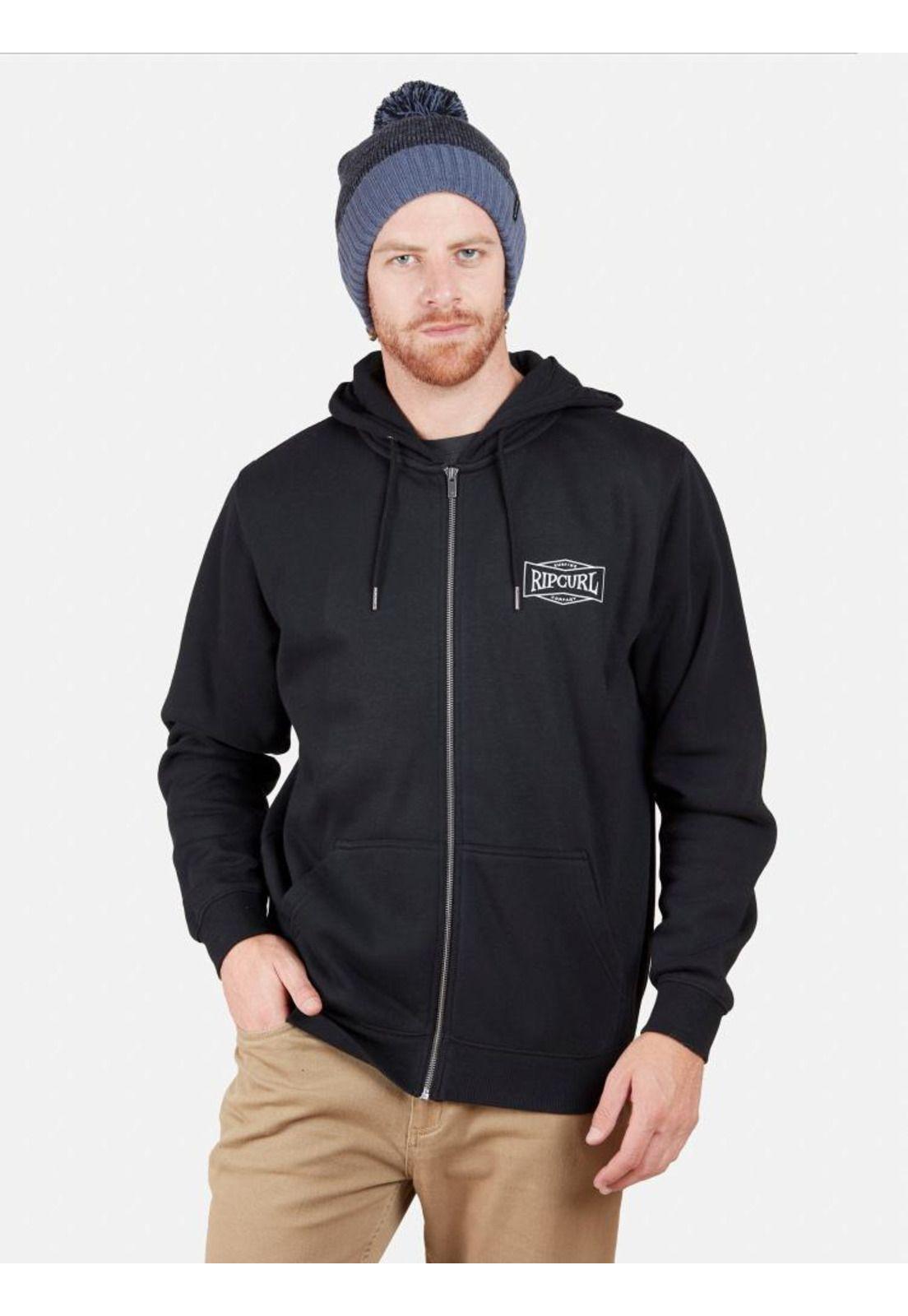 Poleron SURFING RC Negro Hombre Rip Curl-0
