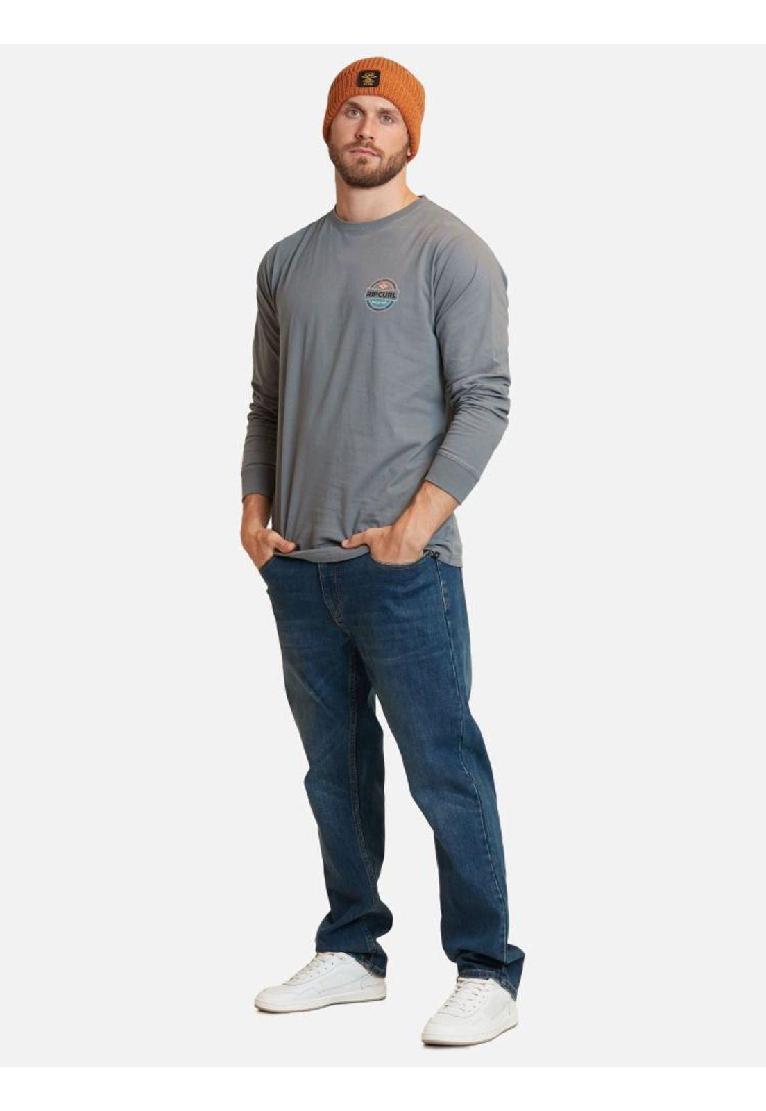 Polera Tosc Ls Tee Gris Hombre Rip Curl-3