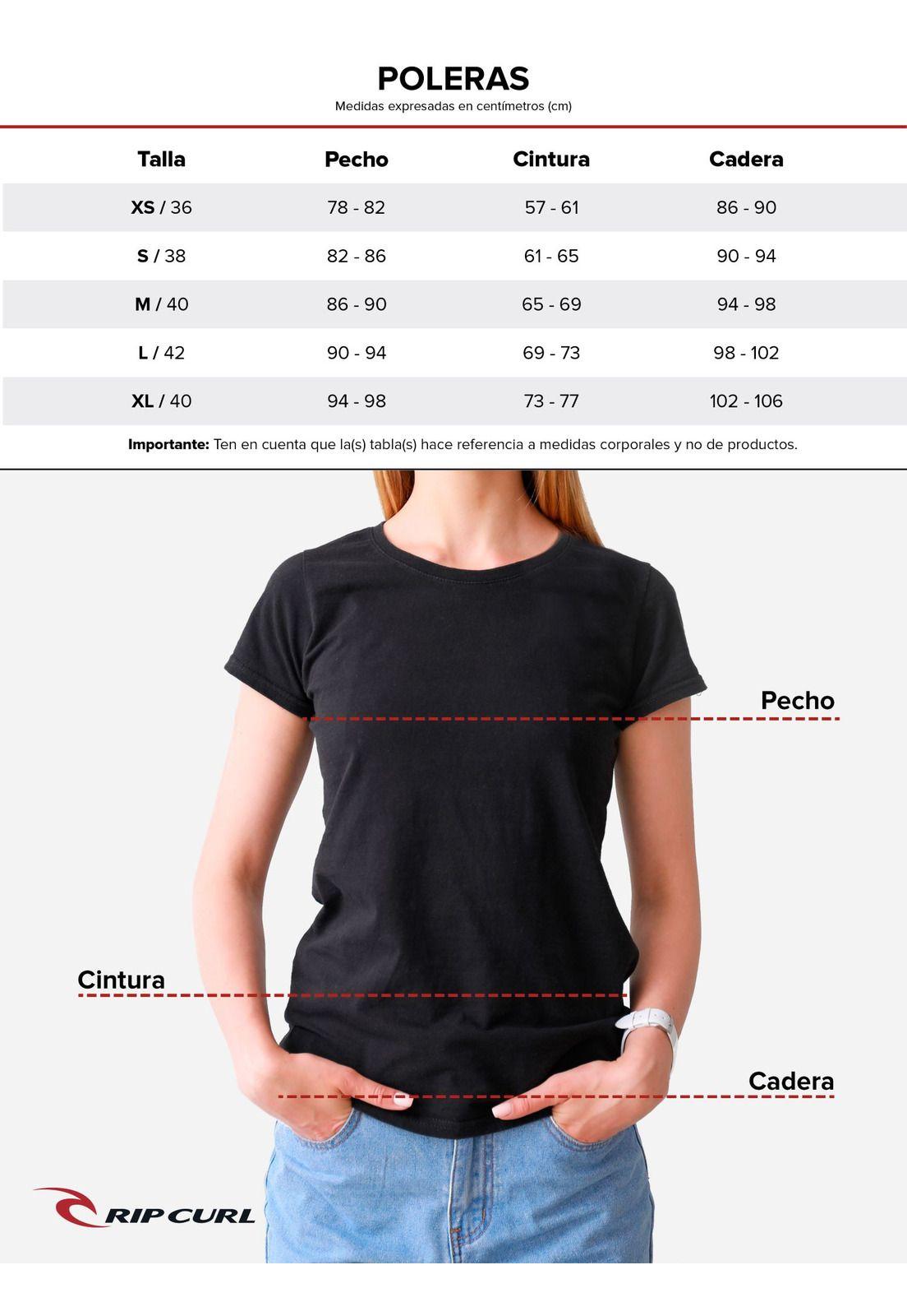 Polera ML Tide Azul Mujer Rip Curl-6