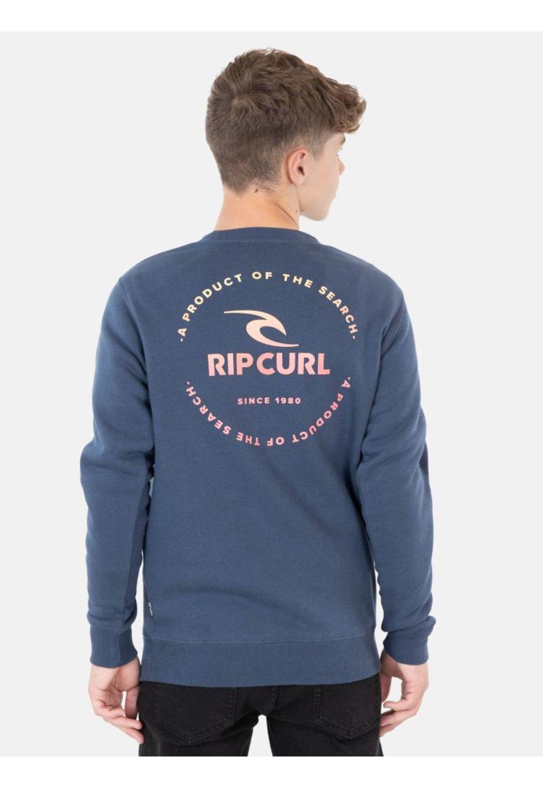 Poleron Of The Search Crew Neck Azul Marino Infantil Rip Curl-1