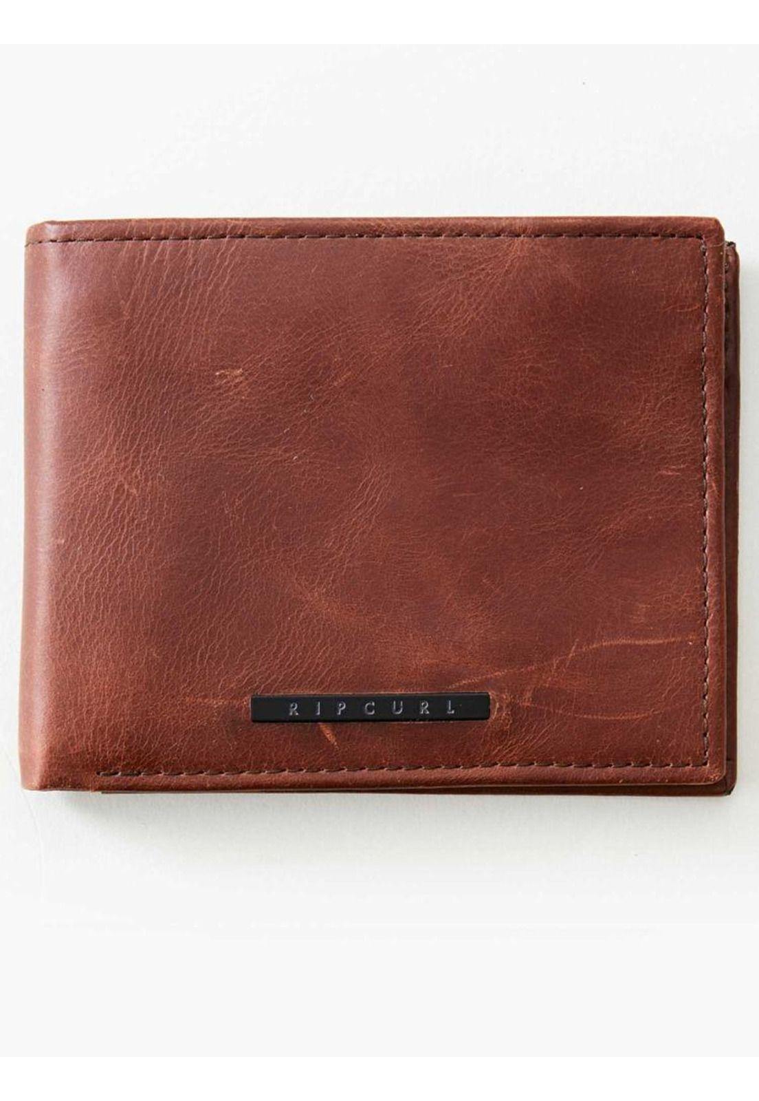 Billetera VINTAGE RFID 2 IN 1 Hombre Café Rip Curl-0