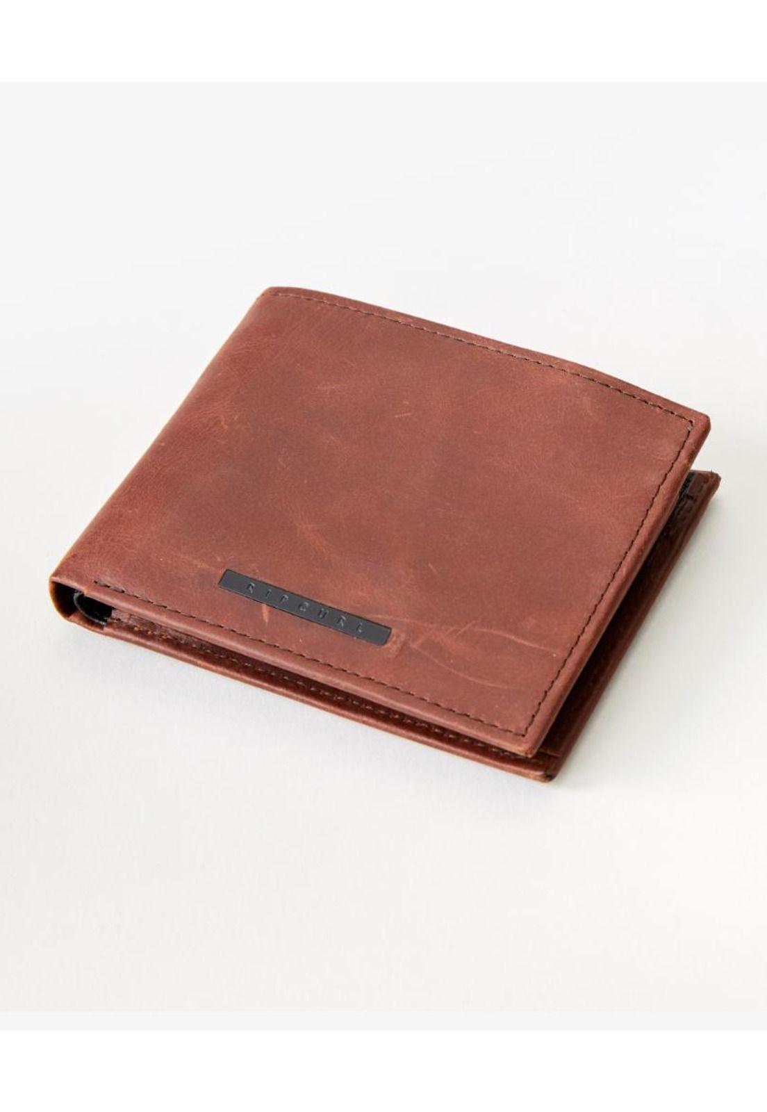 Billetera VINTAGE RFID 2 IN 1 Hombre Café Rip Curl-2