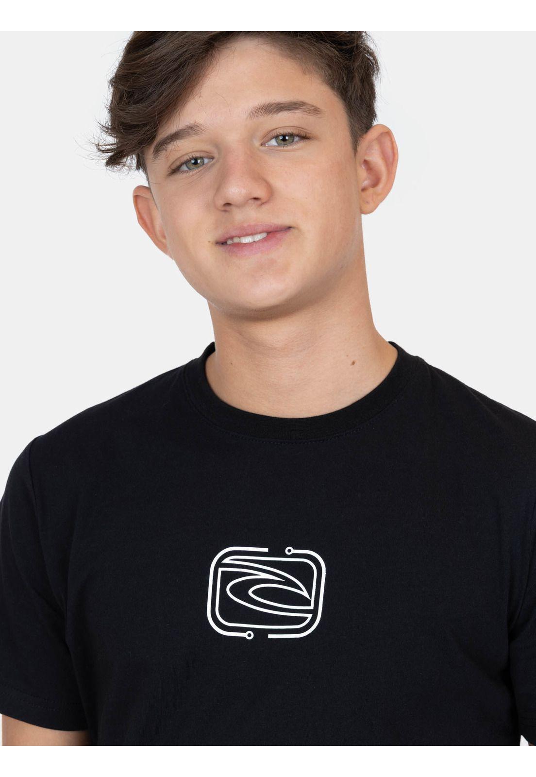 Polera MC Sandstorm Negro Infantil Rip Curl-2