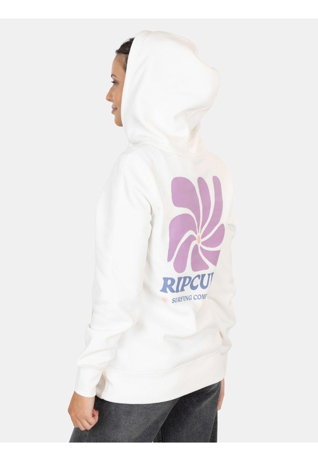 Poleron Canguro Breakzone Blanco Mujer Rip Curl-1