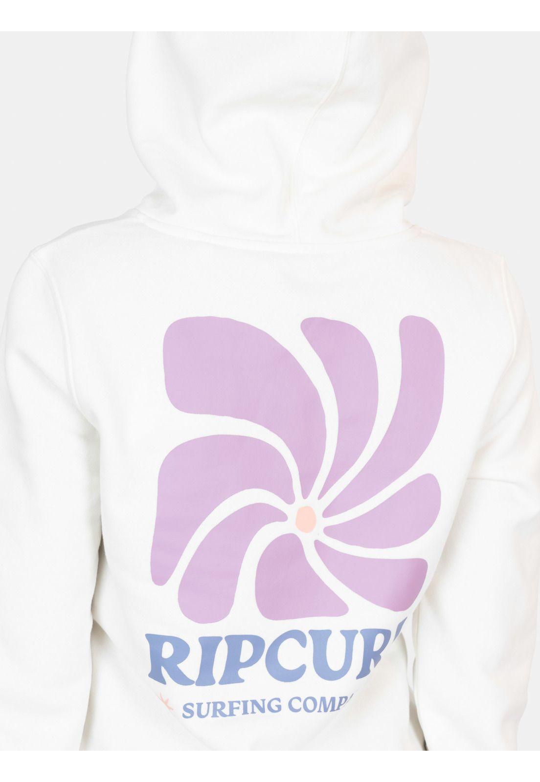 Poleron Canguro Breakzone Blanco Mujer Rip Curl-2