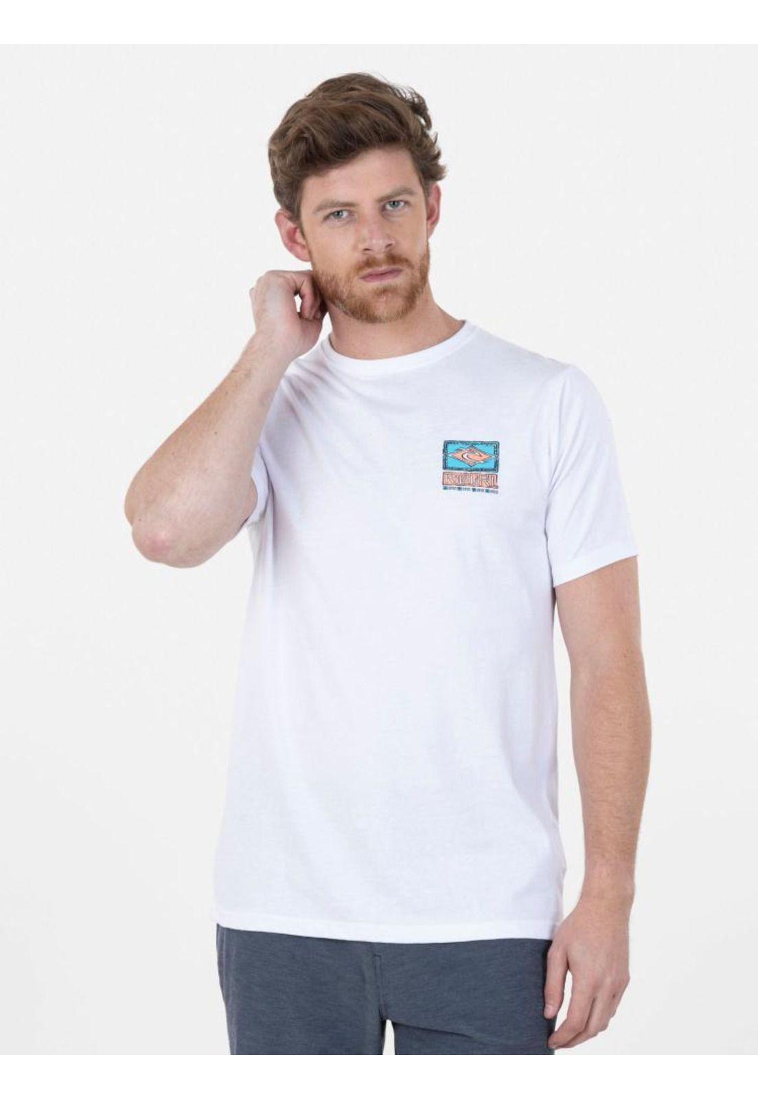 Polera MICRO WAVES SS TEE Hombre Blanco Rip Curl-0