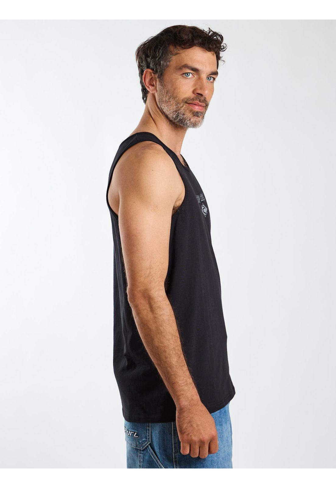 Polera SM Chill Negro Hombre Rip Curl-3