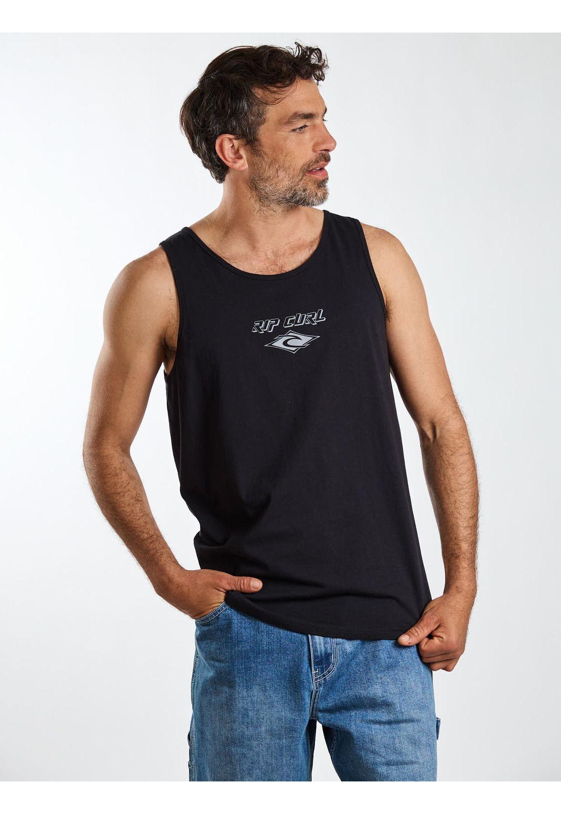 Polera SM Chill Negro Hombre Rip Curl-6