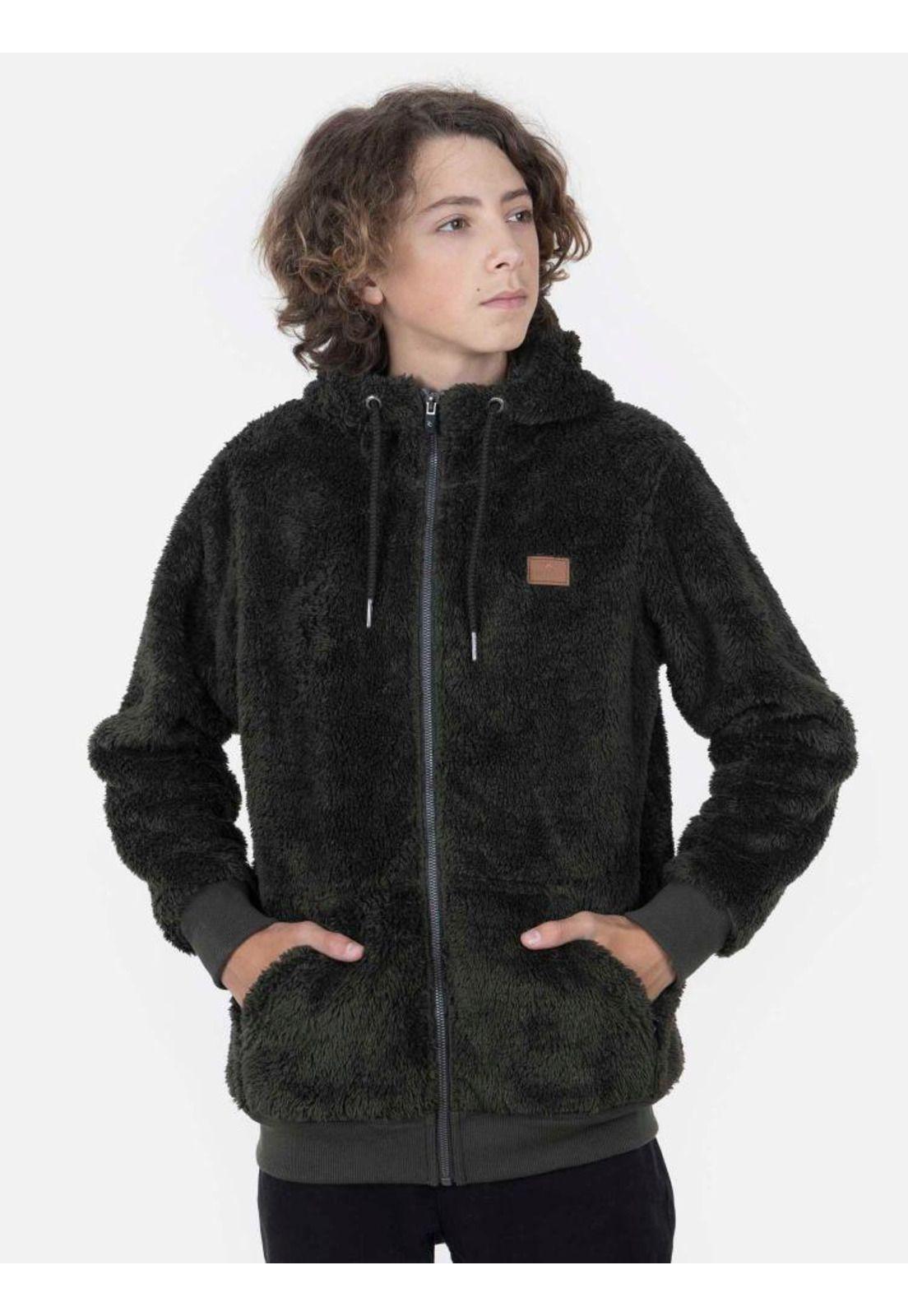 Poleron Chiporro Juvenil Verde Rip Curl-0