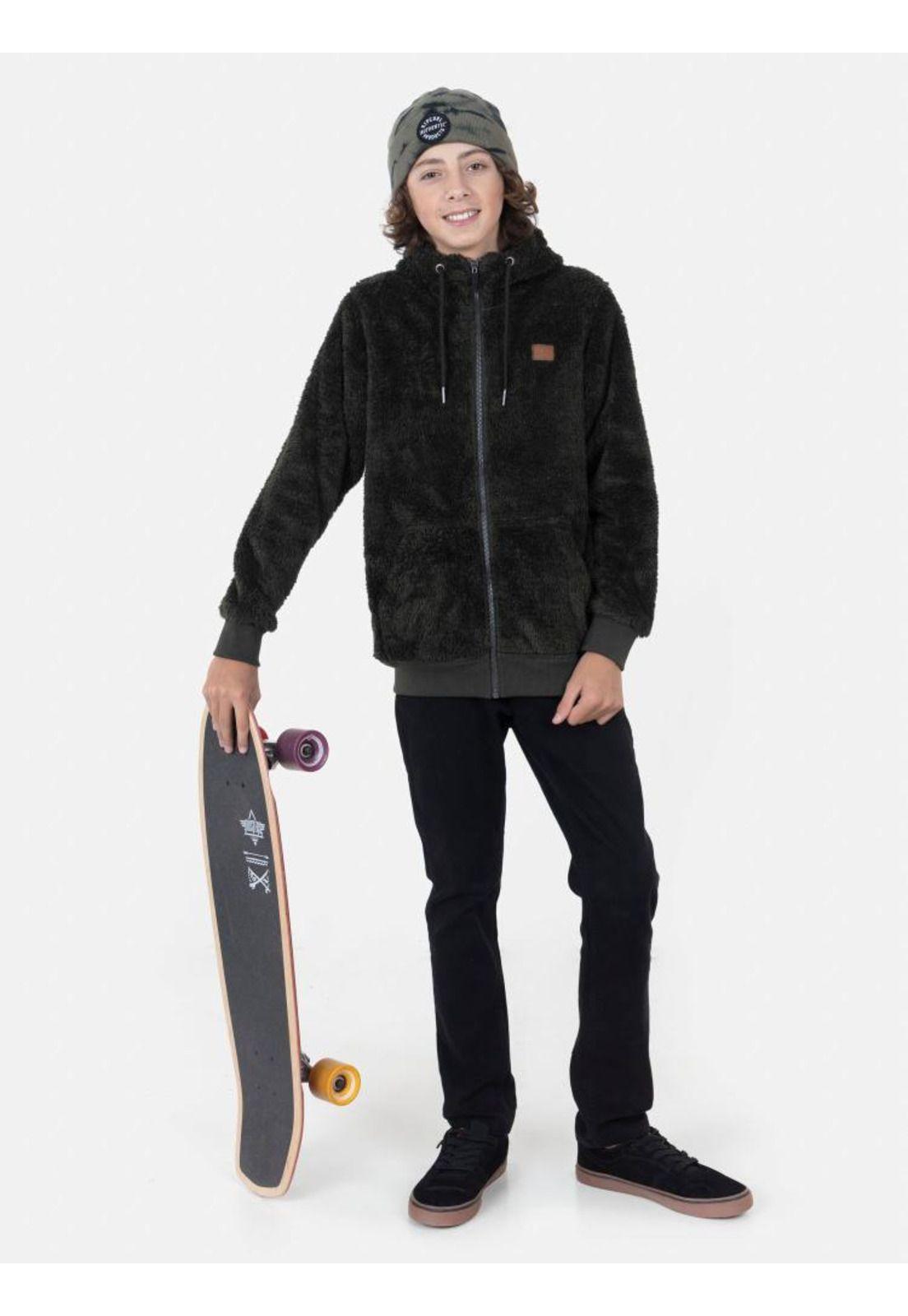 Poleron Chiporro Juvenil Verde Rip Curl-3