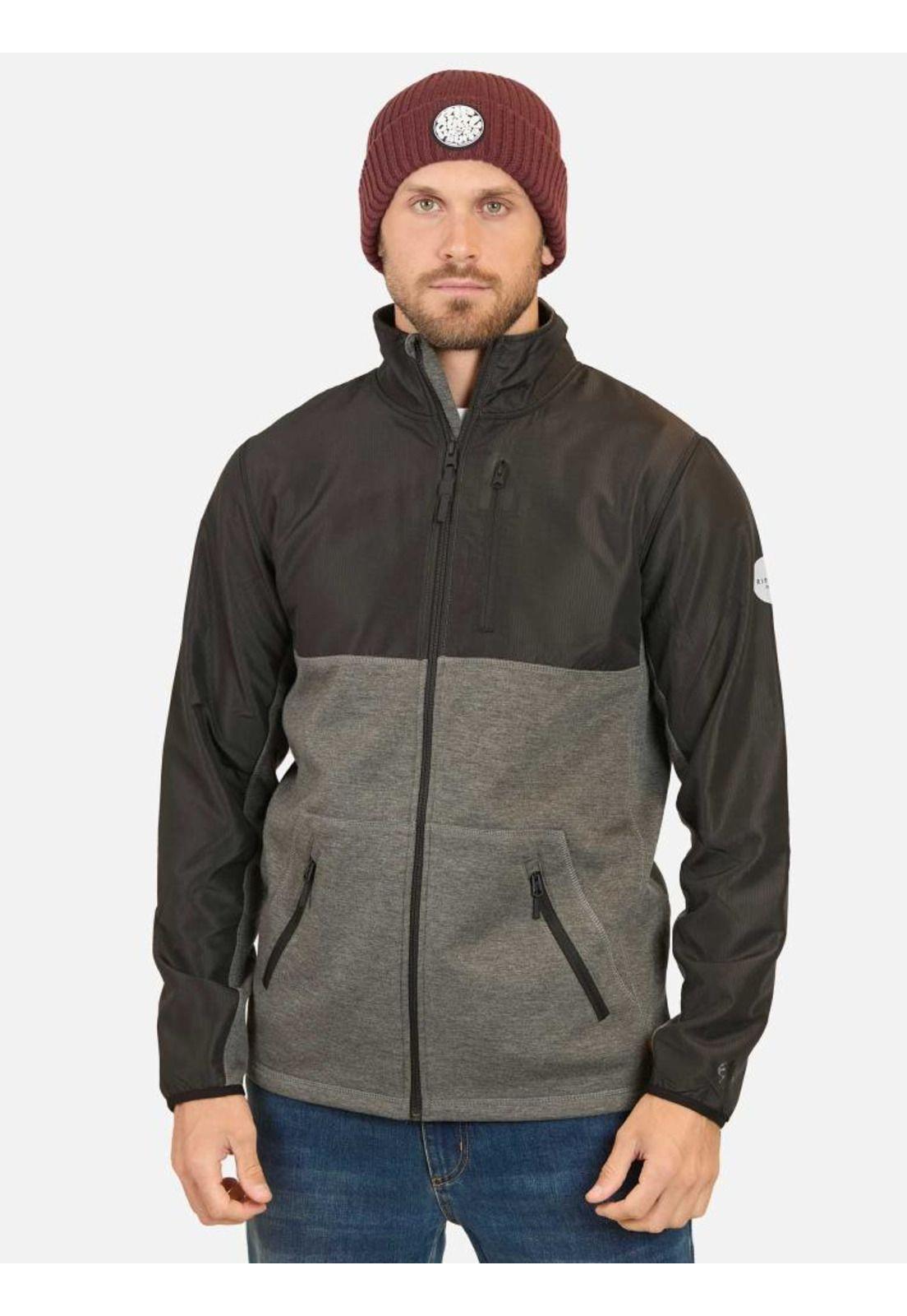 Poleron Survival Negro Hombre Rip Curl-0