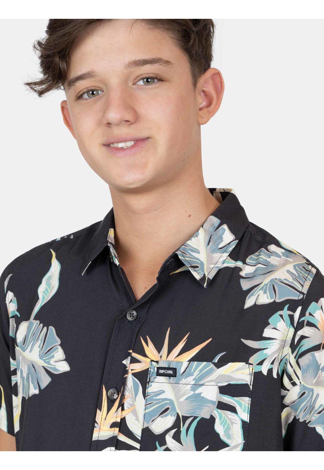 Camisa MC Rockwave Multicolor Infantil Rip Curl-2