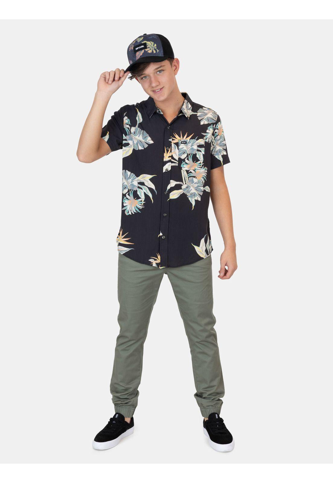 Camisa MC Rockwave Multicolor Infantil Rip Curl-3