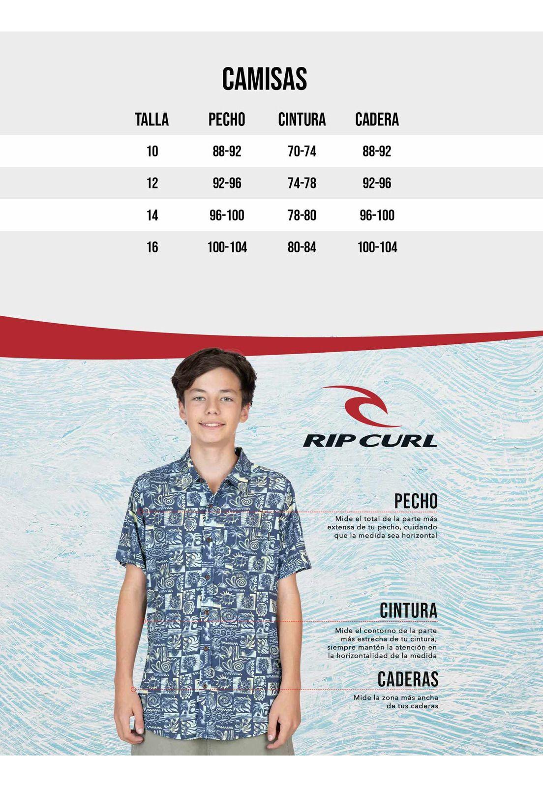 Camisa MC Rockwave Multicolor Infantil Rip Curl-4