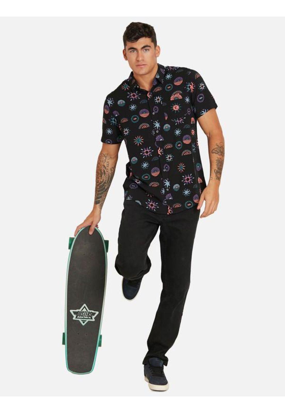 Camisa M/C Multicolor Hombre Ripcurl-3