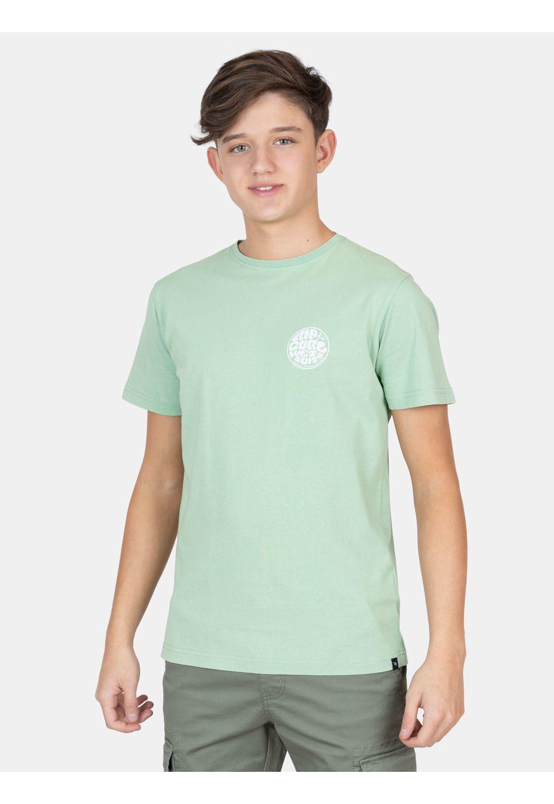 Polera MC Lowride Verde Infantil Rip Curl-0