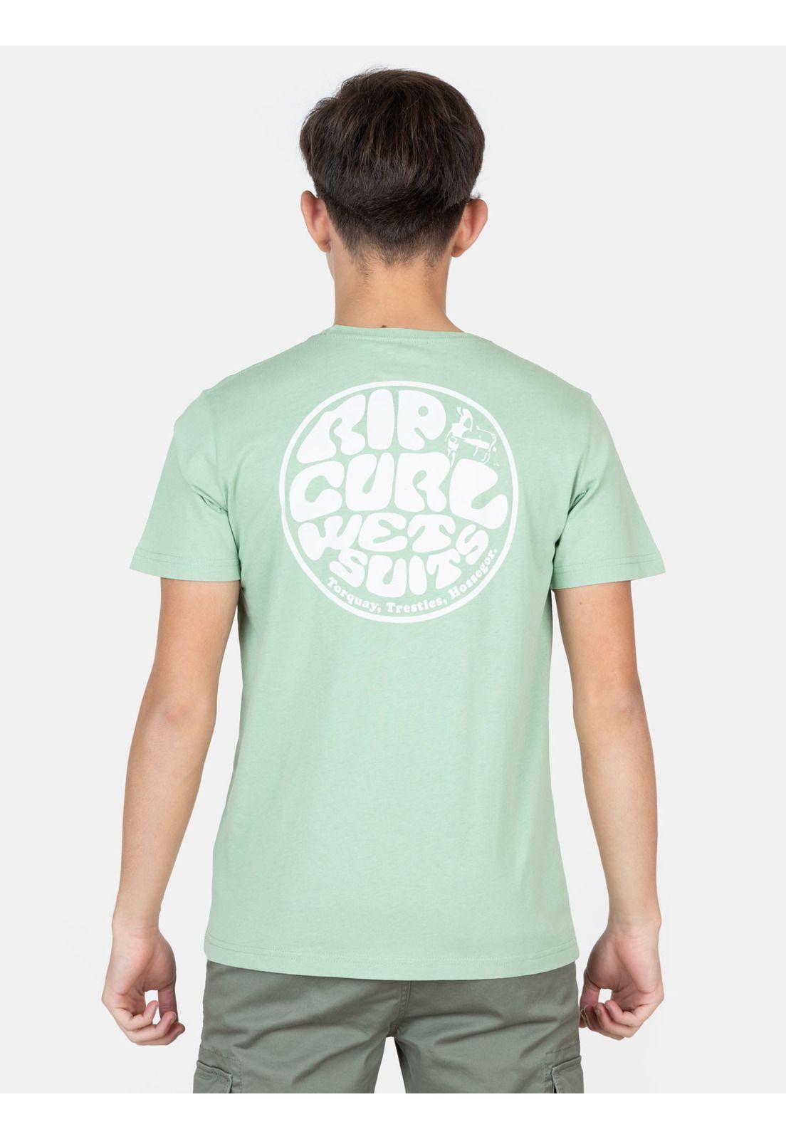 Polera MC Lowride Verde Infantil Rip Curl-1