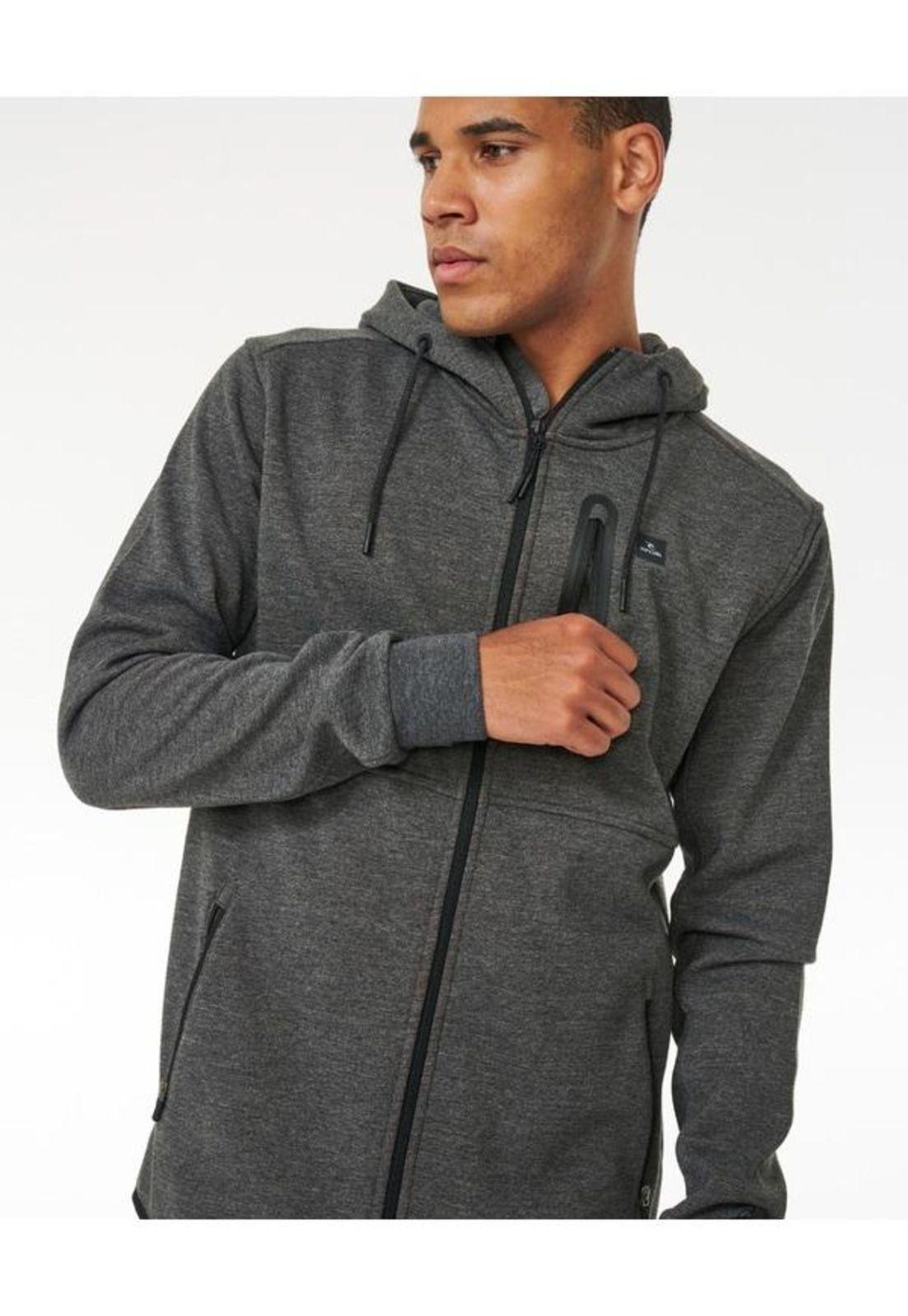 Poleron Anti Series Departed Gris Hombre Rip Curl-1