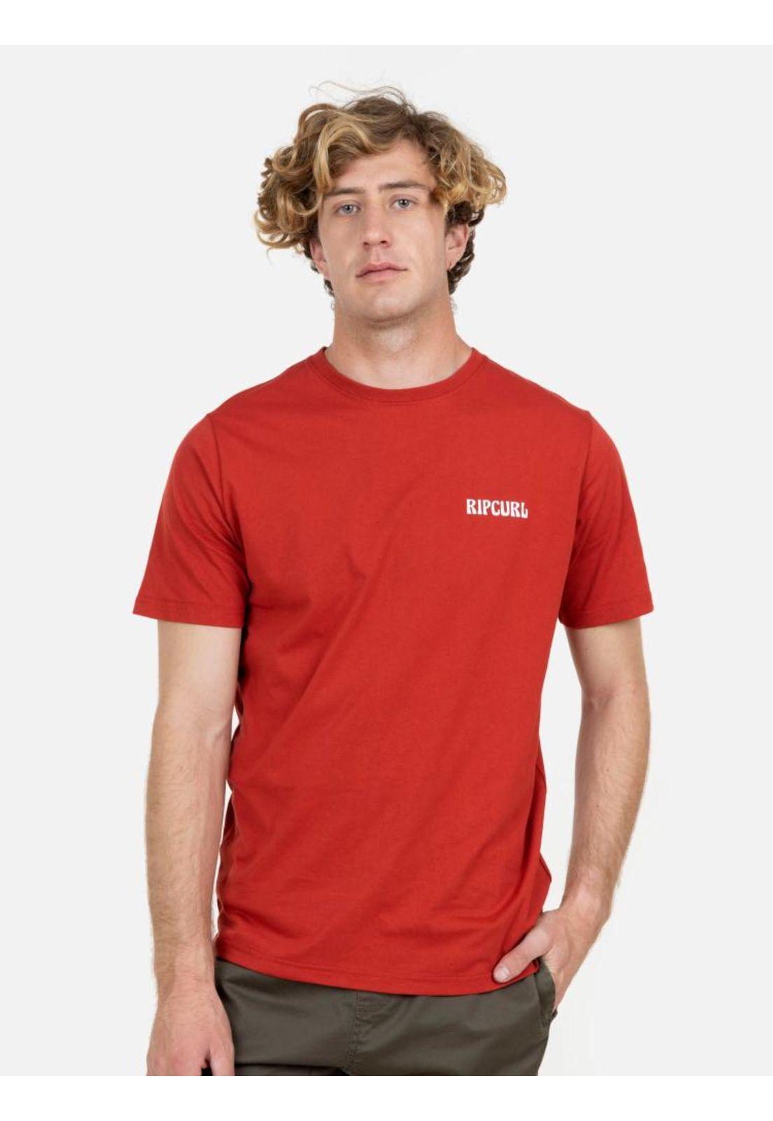 Polera Hombre 6P192-MV22 Rojo Rip Curl-0