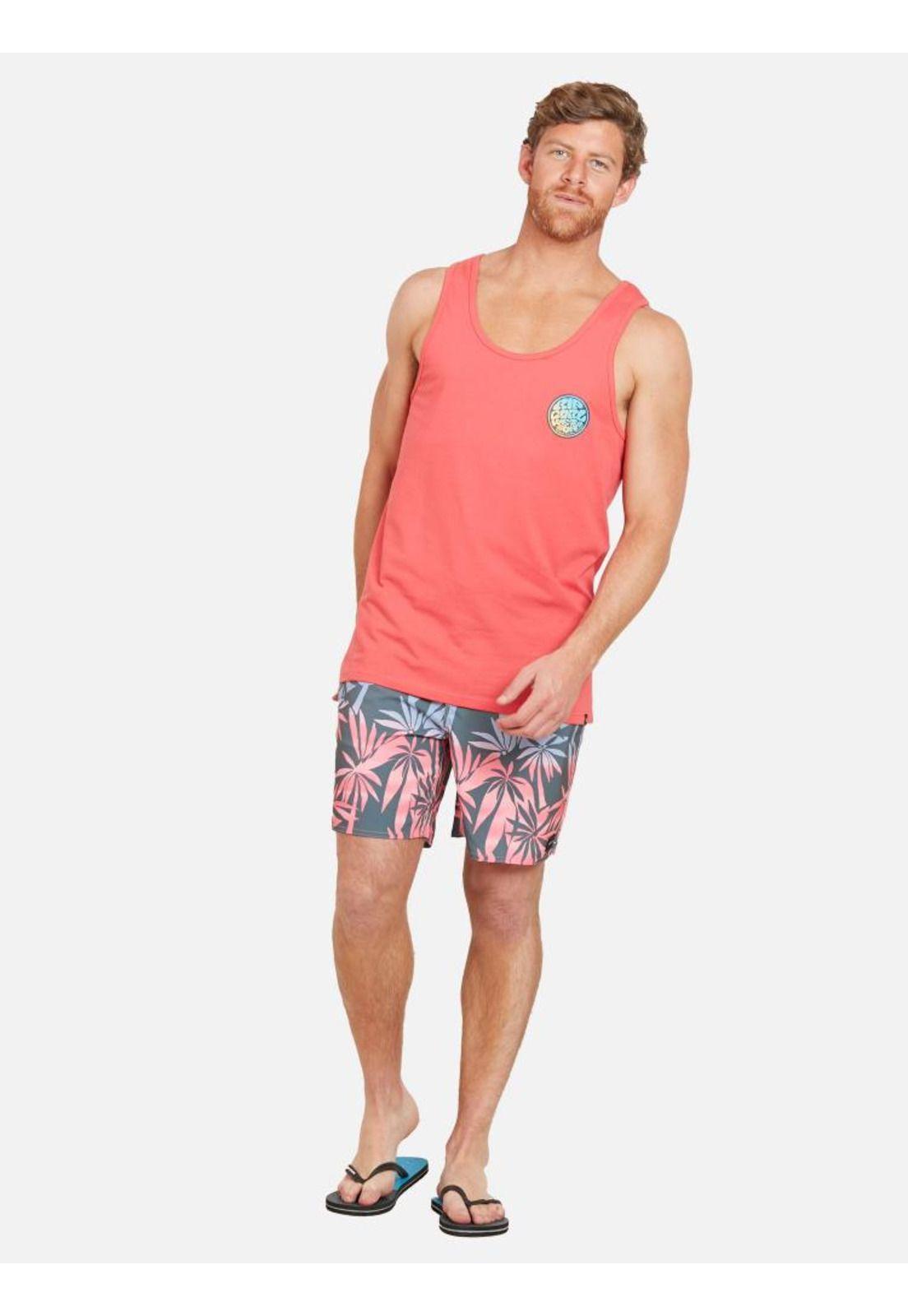 Polera WETSUIT GRADIENT Hombre Rojo Rip Curl-2