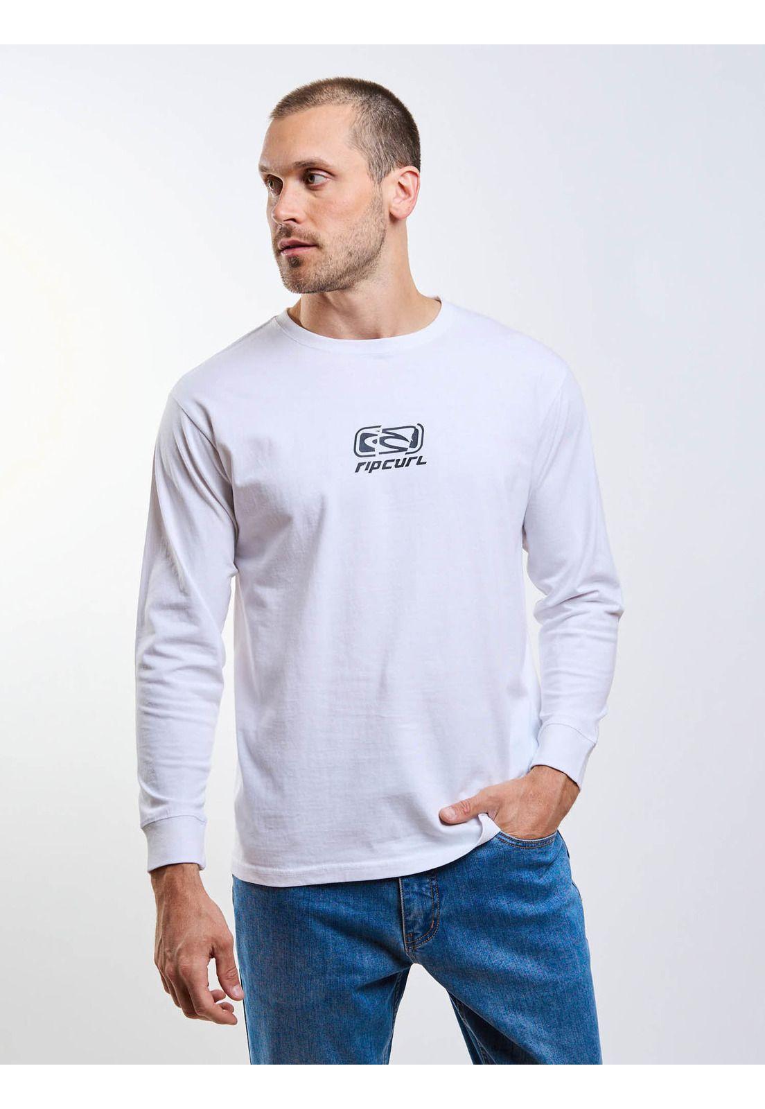 Polera ML Voyager Blanco Hombre Rip Curl-0