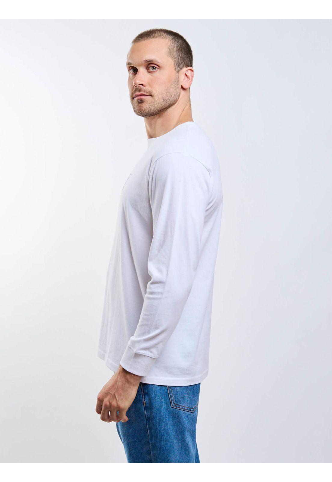 Polera ML Voyager Blanco Hombre Rip Curl-2