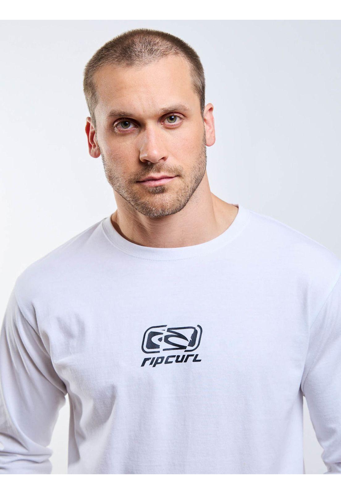 Polera ML Voyager Blanco Hombre Rip Curl-3