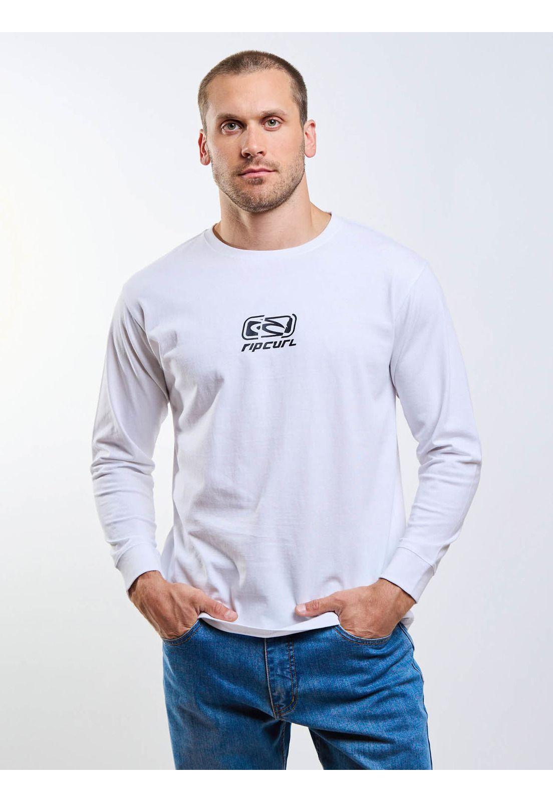 Polera ML Voyager Blanco Hombre Rip Curl-4
