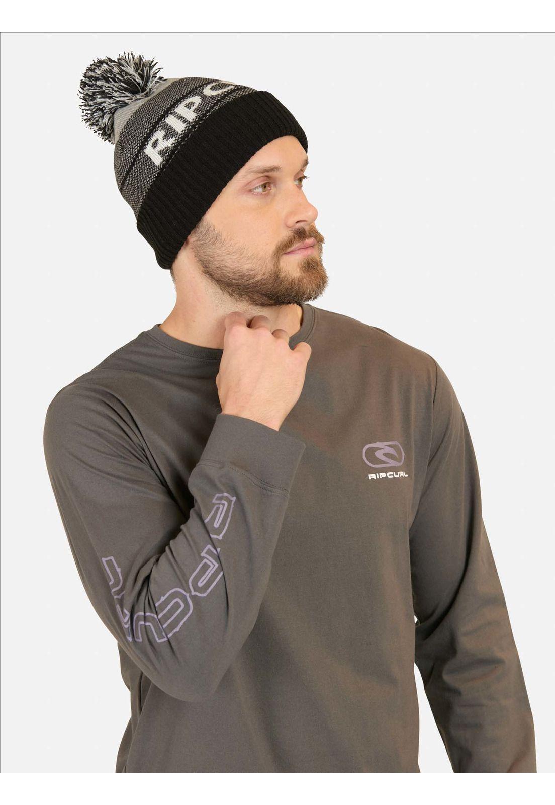 Polera ML RC since 69 ls Gris Hombre Rip Curl-2