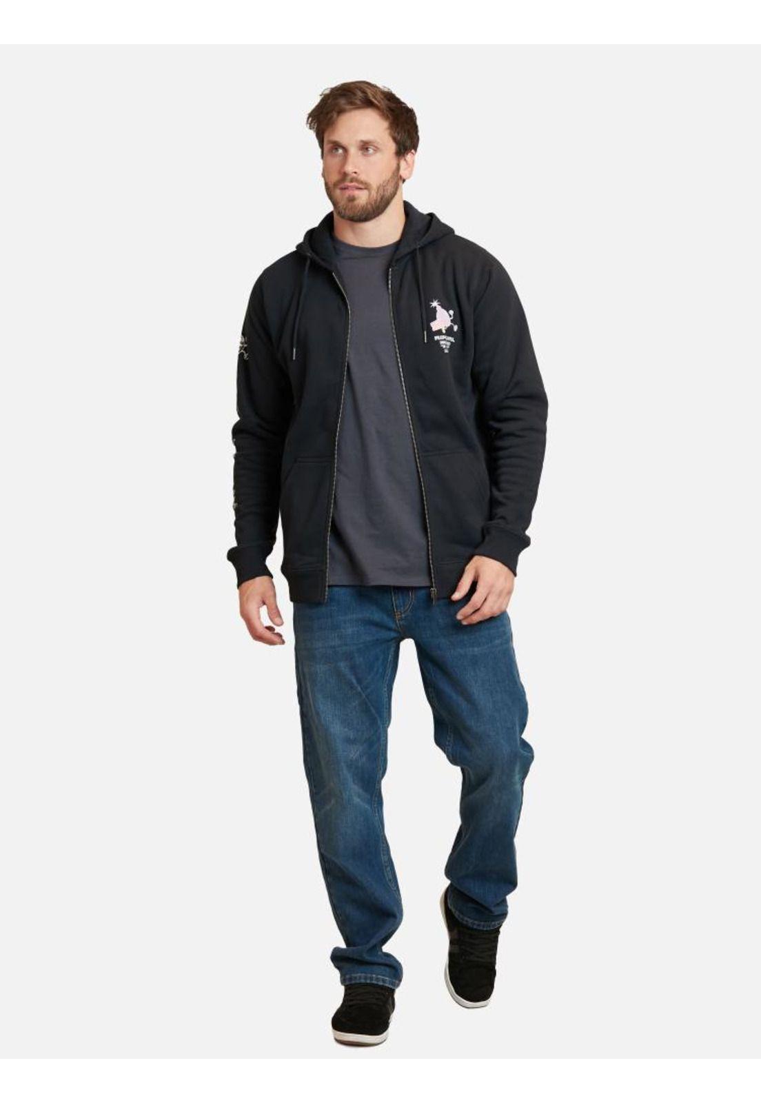 Poleron In A Flash Full Negro Hombre Rip Curl-3