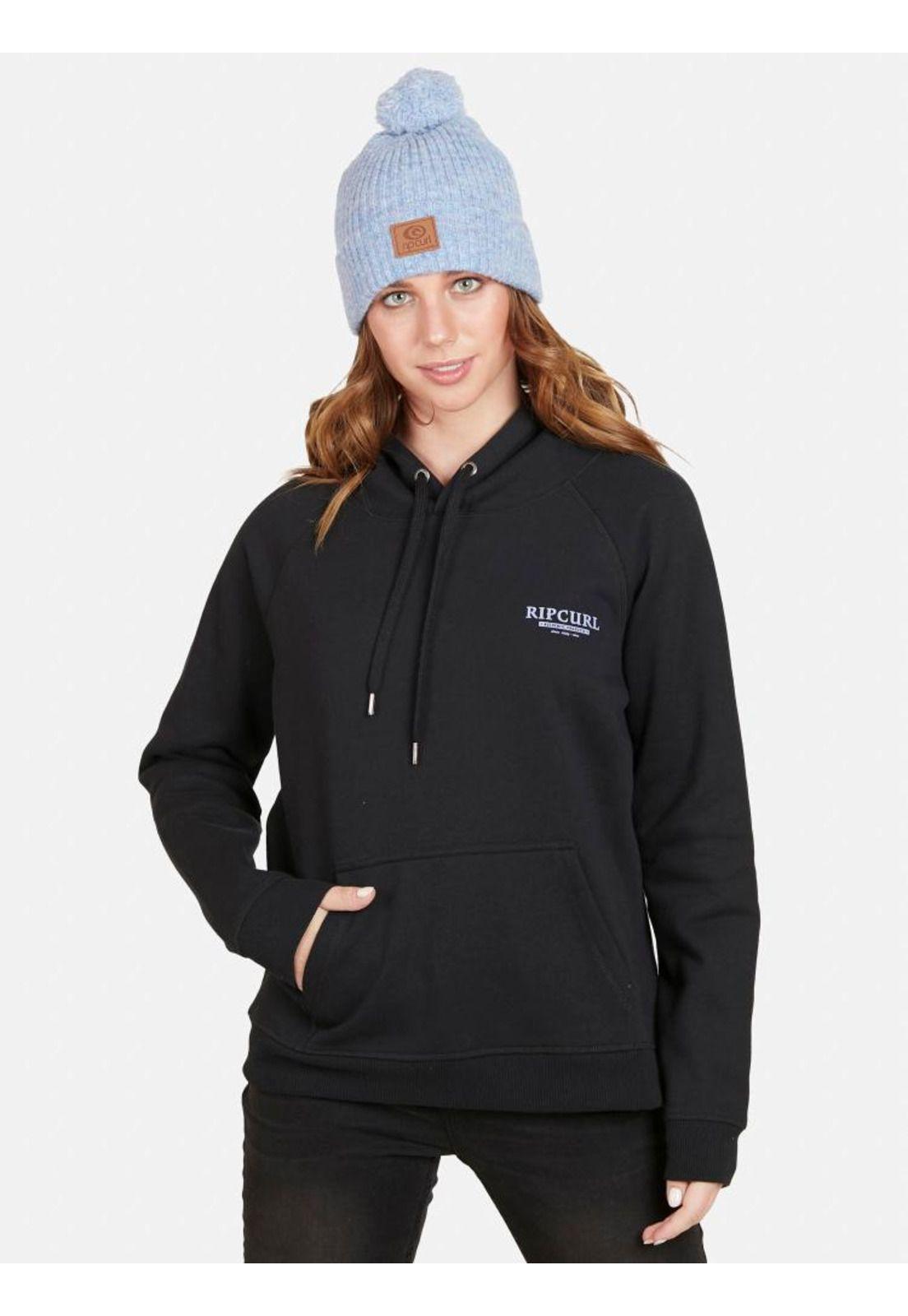 Poleron CELESTIAL EAGLE Mujer Negro Rip Curl-0