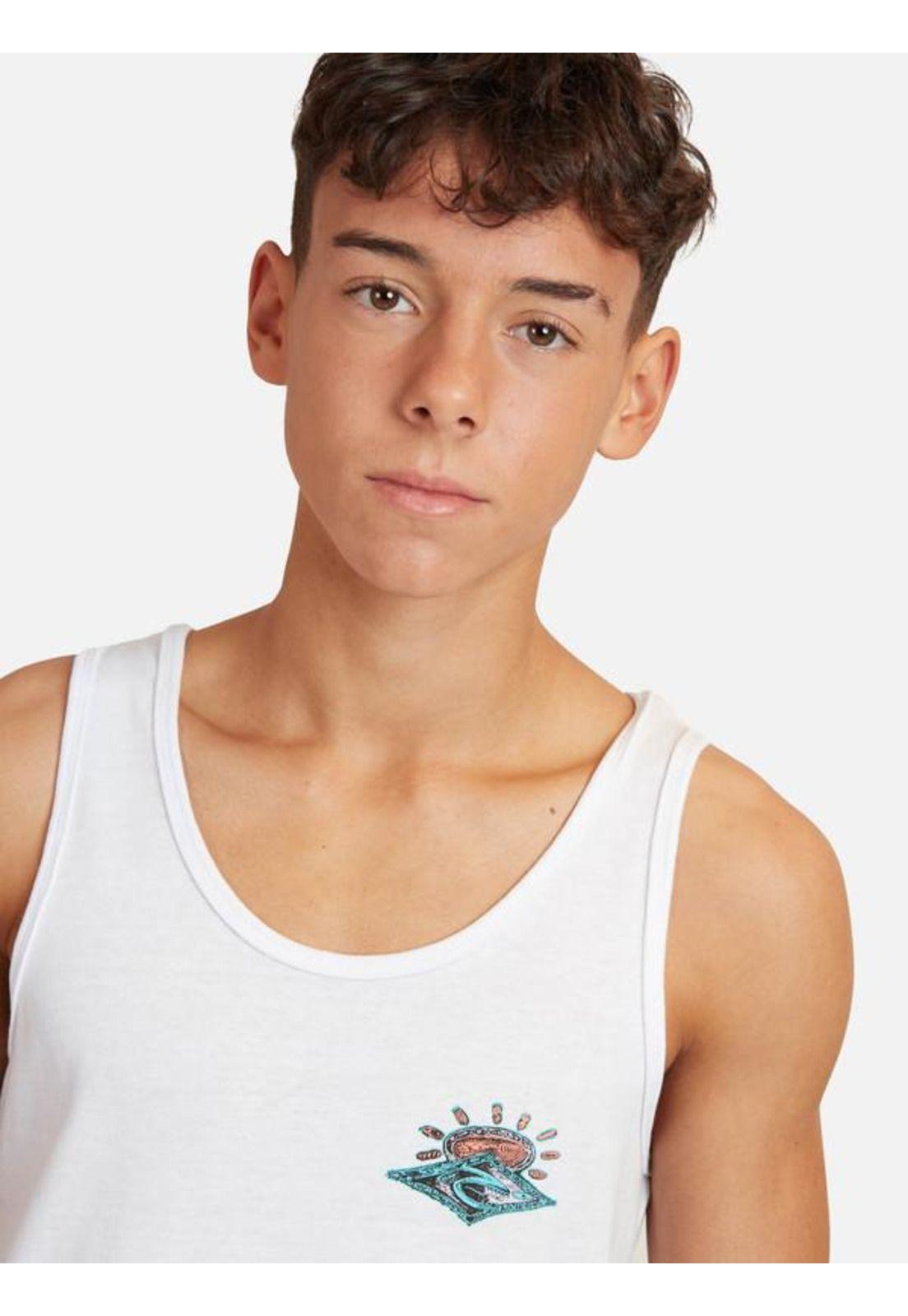 Polera S/M Blanco Juvenil Hombre Ripcurl-2