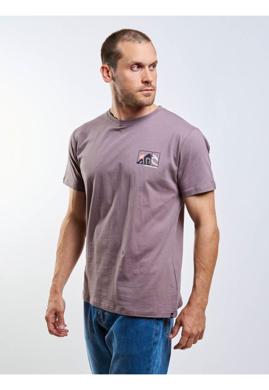 Polera MC Explorer Café Hombre Rip Curl-0