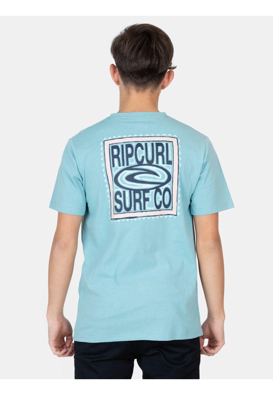 Polera MC Bluezone Verde Infantil Rip Curl-1