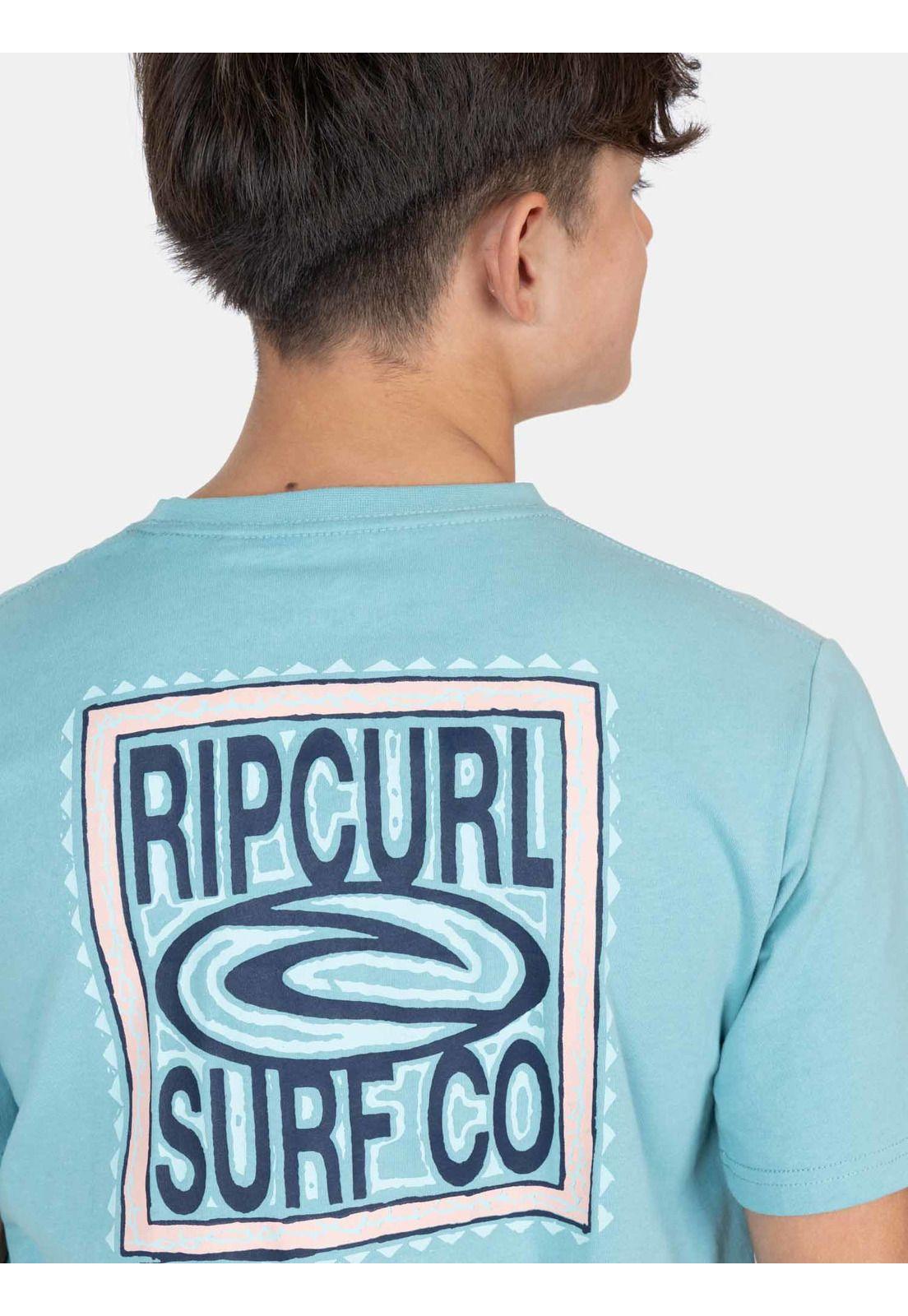 Polera MC Bluezone Verde Infantil Rip Curl-2