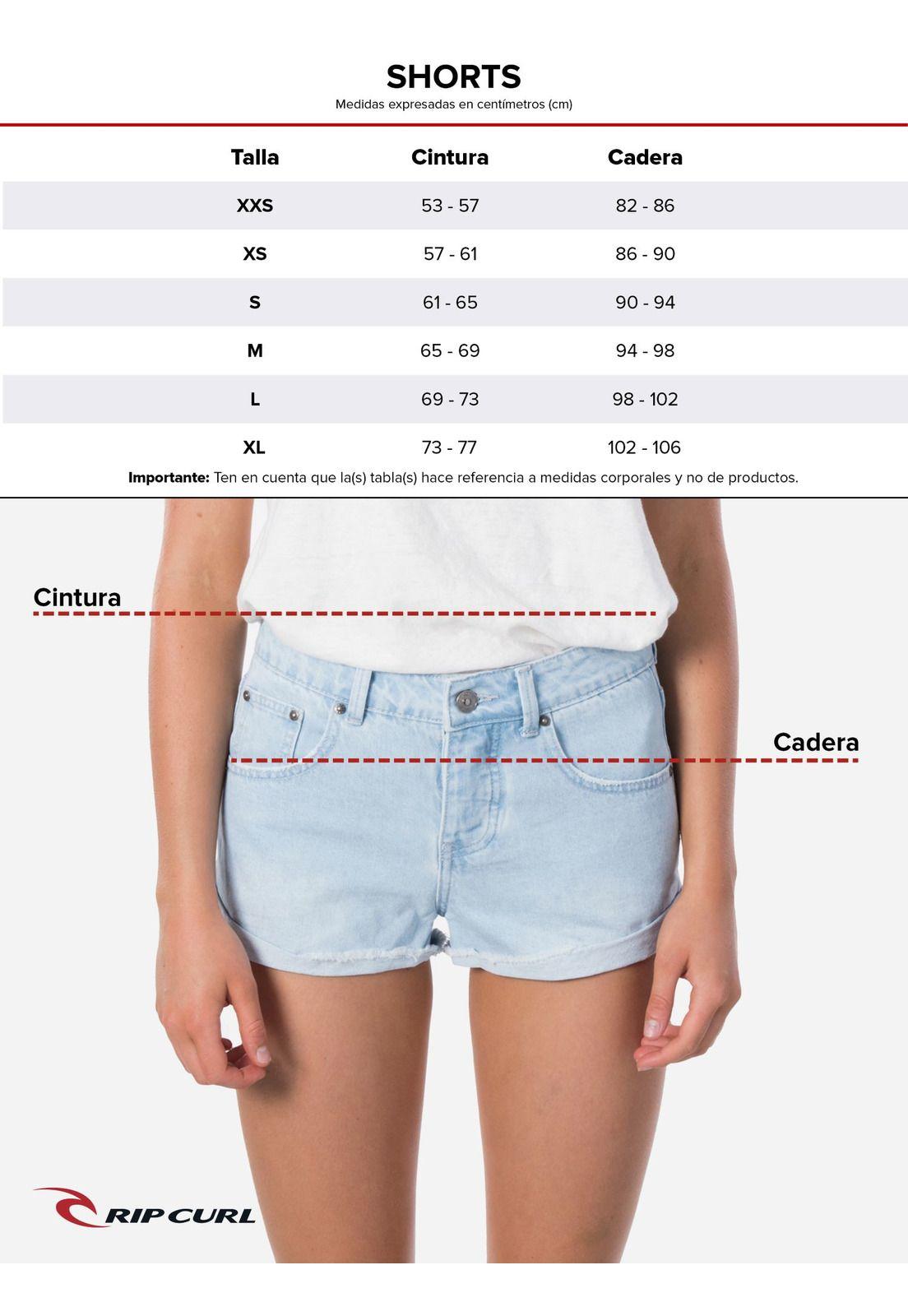 Short Shore Negro Mujer Rip Curl-4