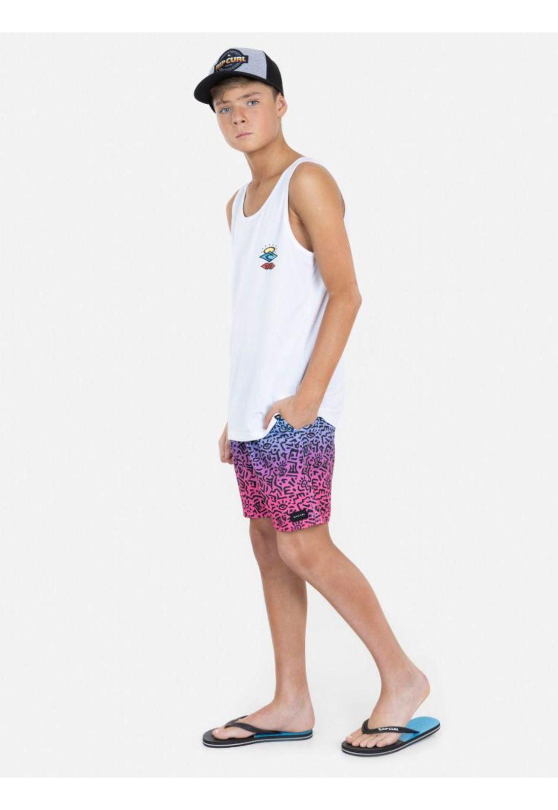 Traje De Baño Stretch Hawaiian Symbol Juvenil Hombre Multicolor Rip Curl-3