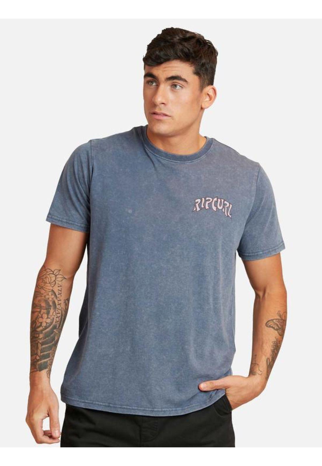 Polera M/C Intermedia Azul Hombre Ripcurl-0