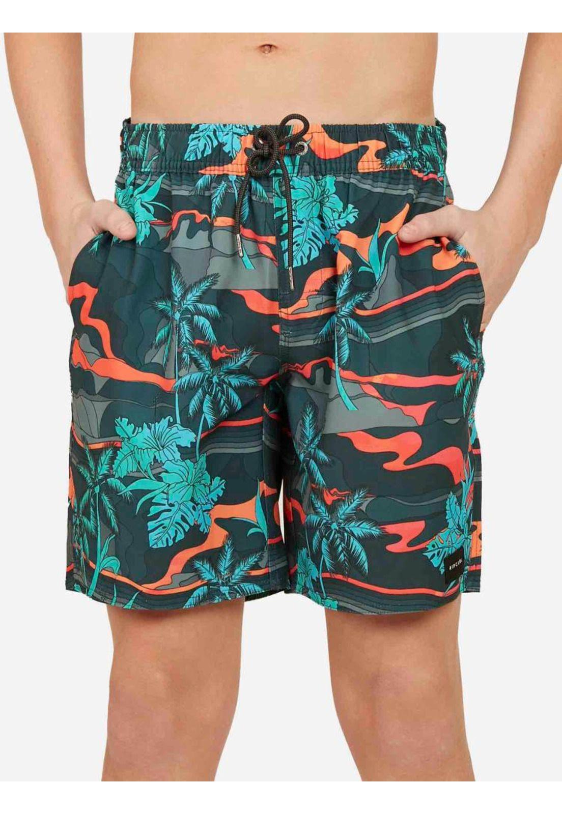 Traje De Baño Stretch Mason Weekend Juvenil Hombre Multicolor Rip Curl-0